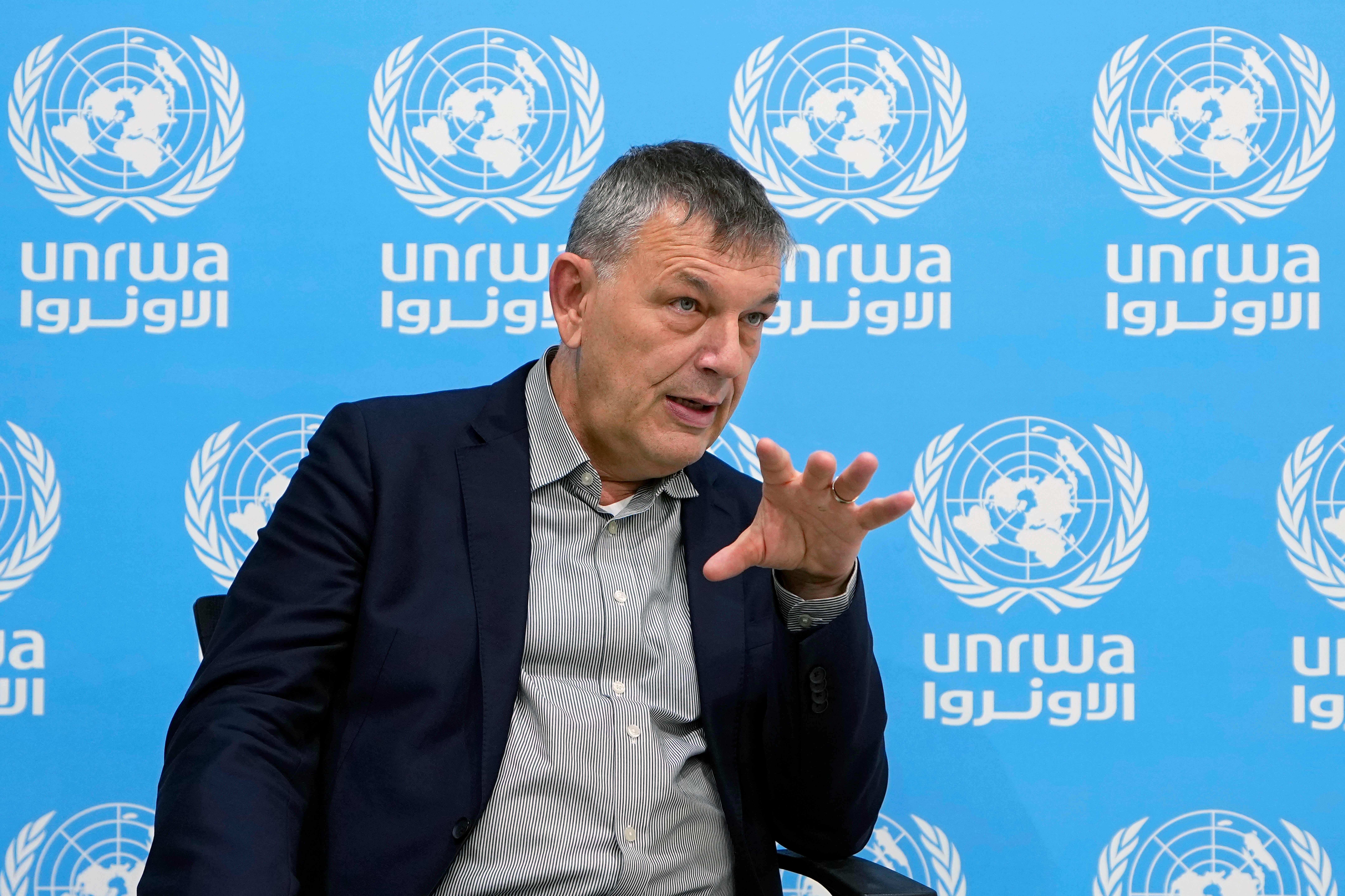 Israel Palestinians UNRWA Chief