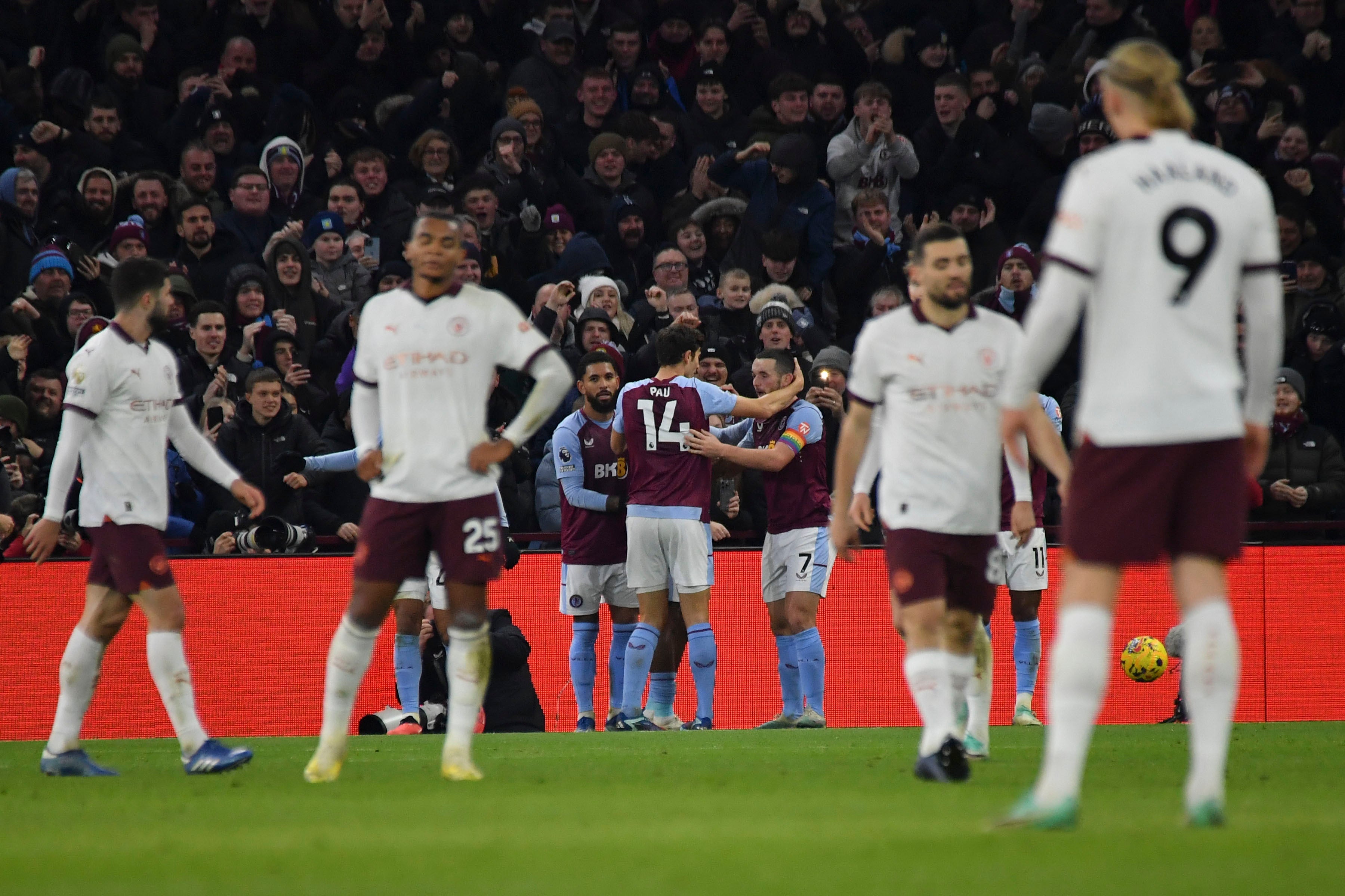 Manchester City were unable to score a crucial goal against Aston Villa