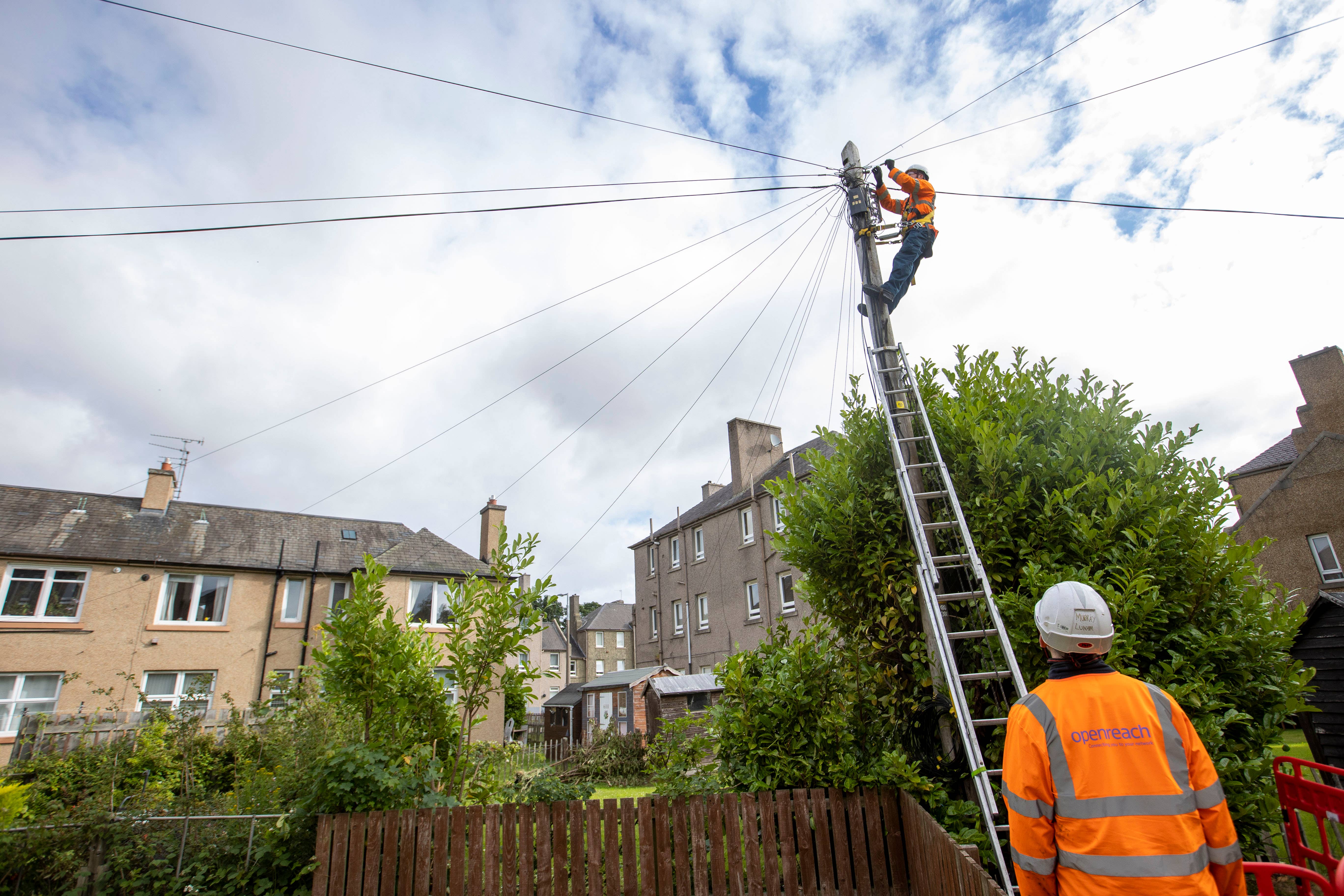 Openreach has given an update on its broadband plans (Openreach/PA)