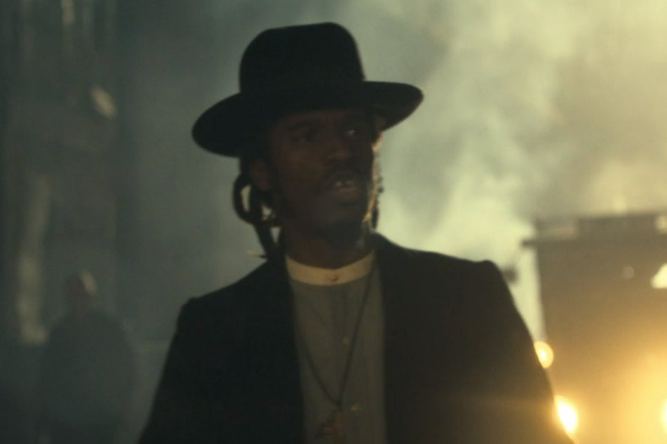 Benjamin Zephaniah in Peaky Blinders as street preacher Jeremiah ‘Jimmy’ Jesus