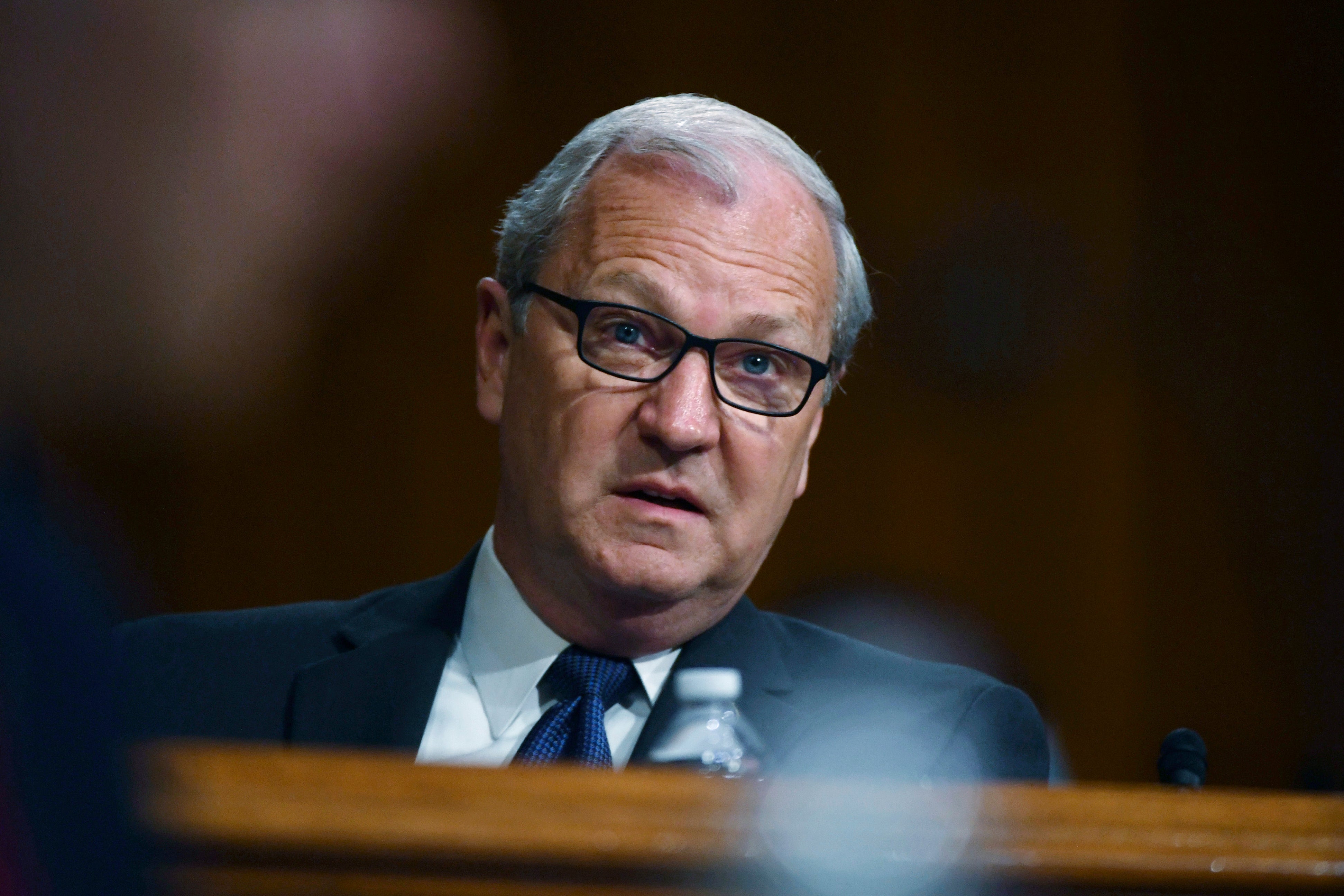 Senator Kevin Cramer, of North Dakota, asked the public for prayers for the slain officer’s family