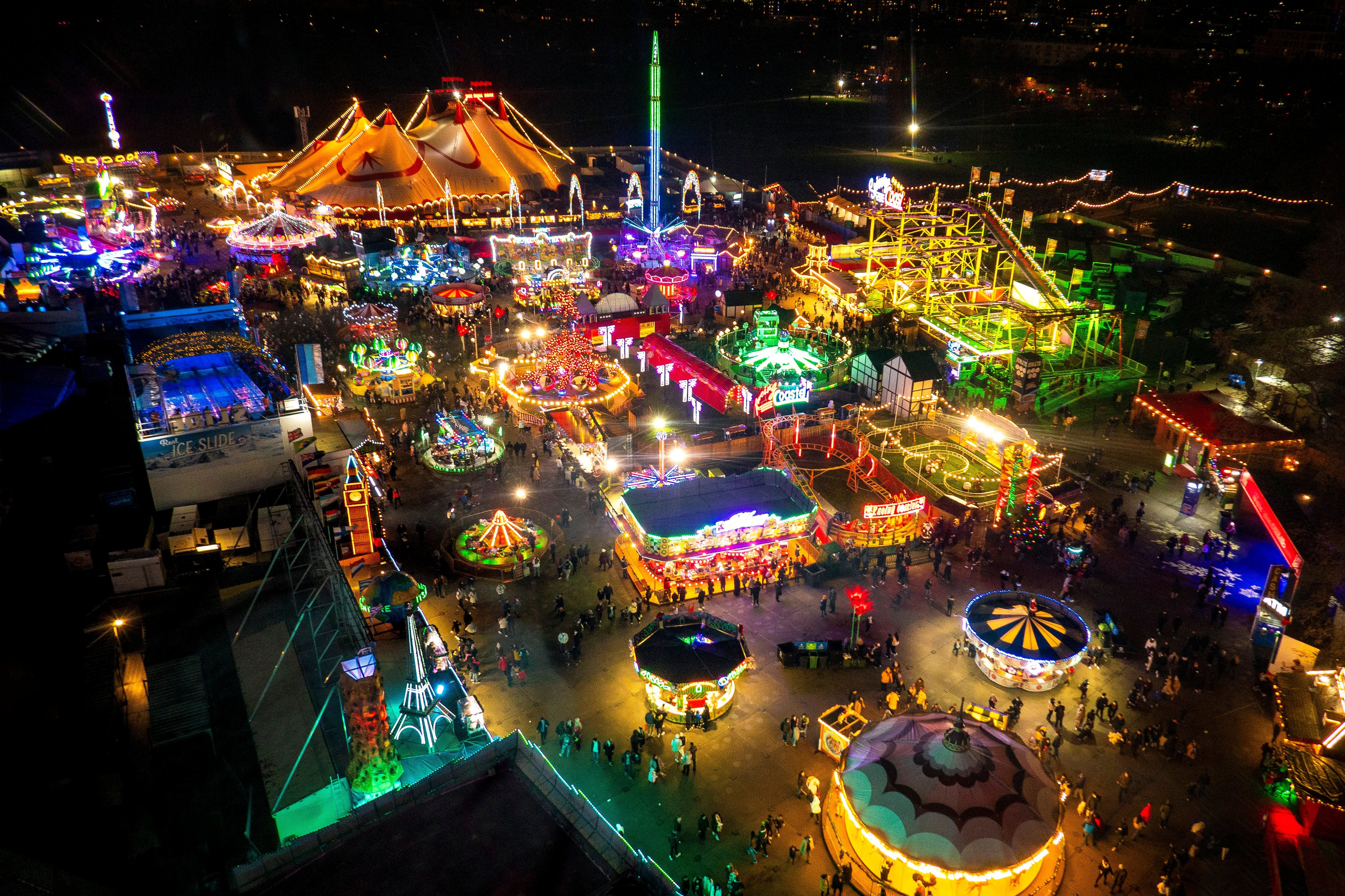 Winter Wonderland, Hyde Park’s day-glo Christmas labyrinth