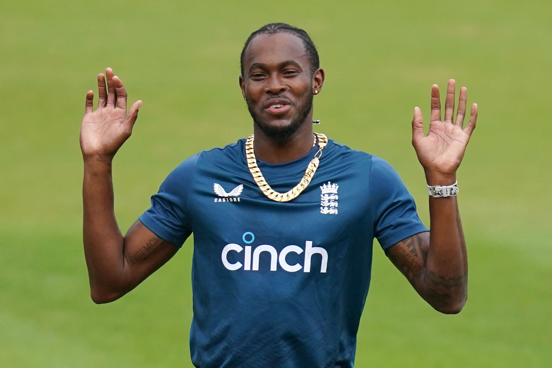 Jofra Archer was in attendance in Barbados ahead of the ODI series decider