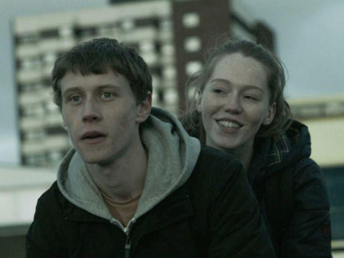 George MacKay and Charlotte Spencer in ‘Bypass’