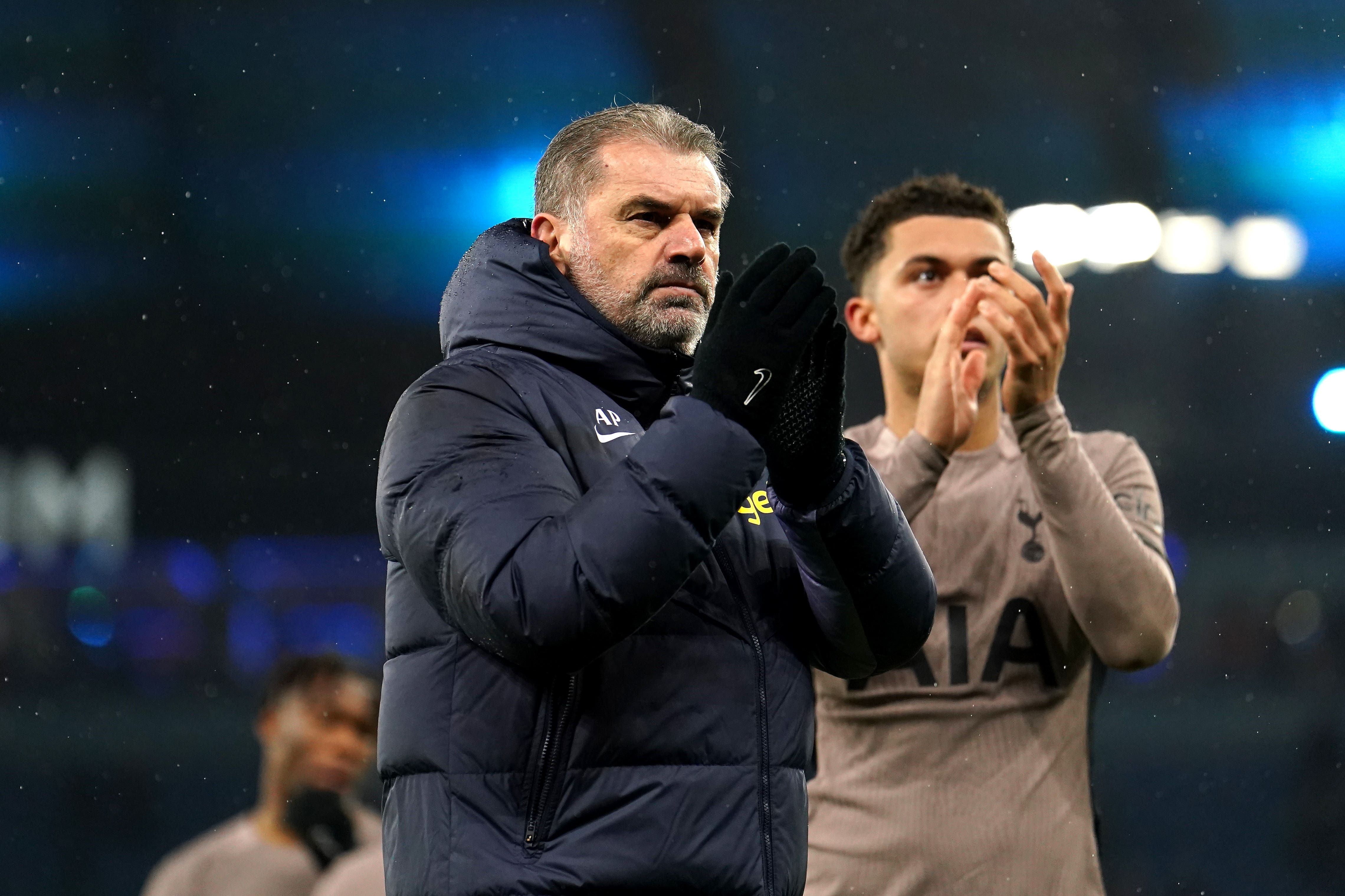 Tottenham boss Ange Postecoglou wants his team to get back to winning ways against Newcastle (Martin Rickett/PA)