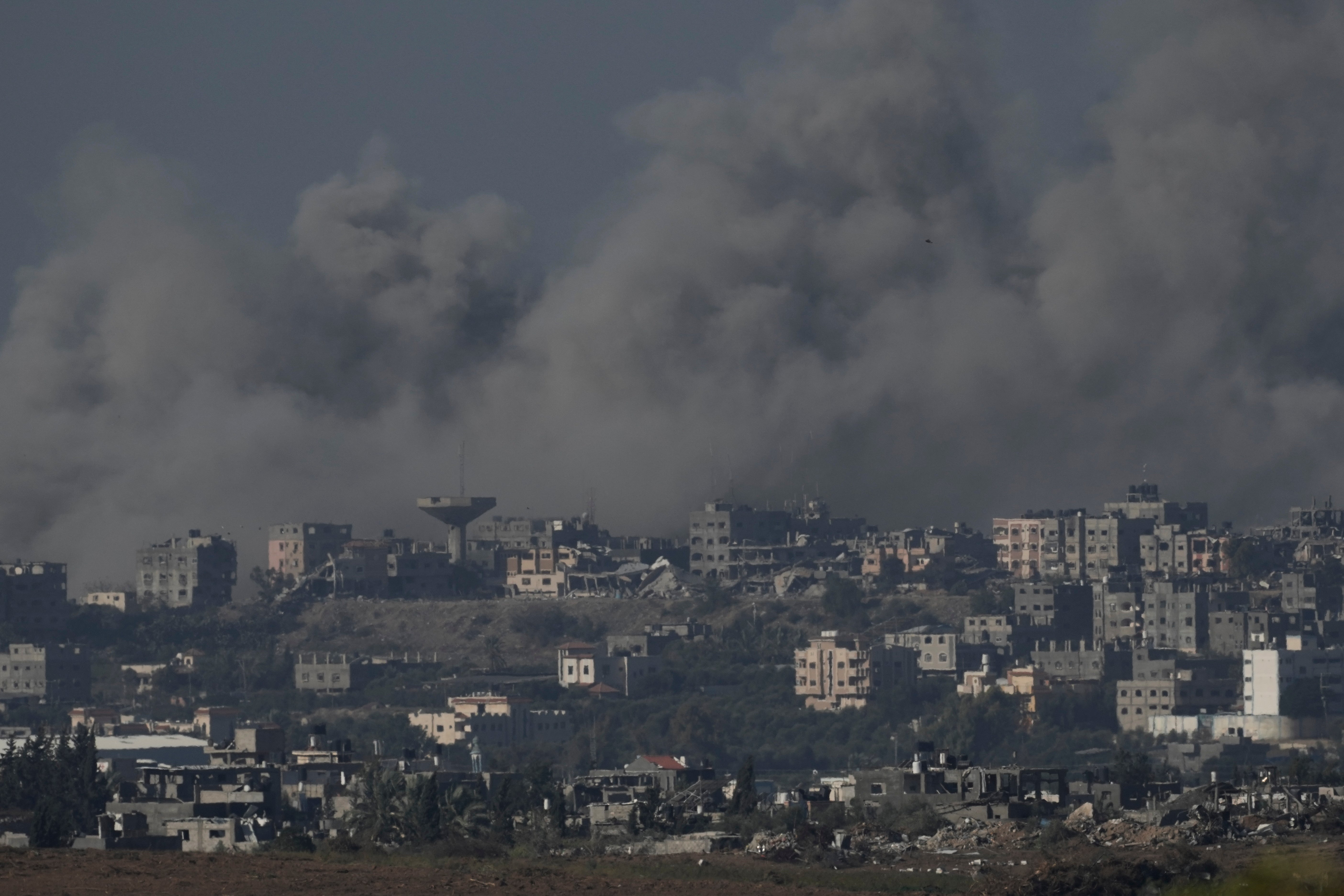 Israel continued to bombard Gaza on Saturday