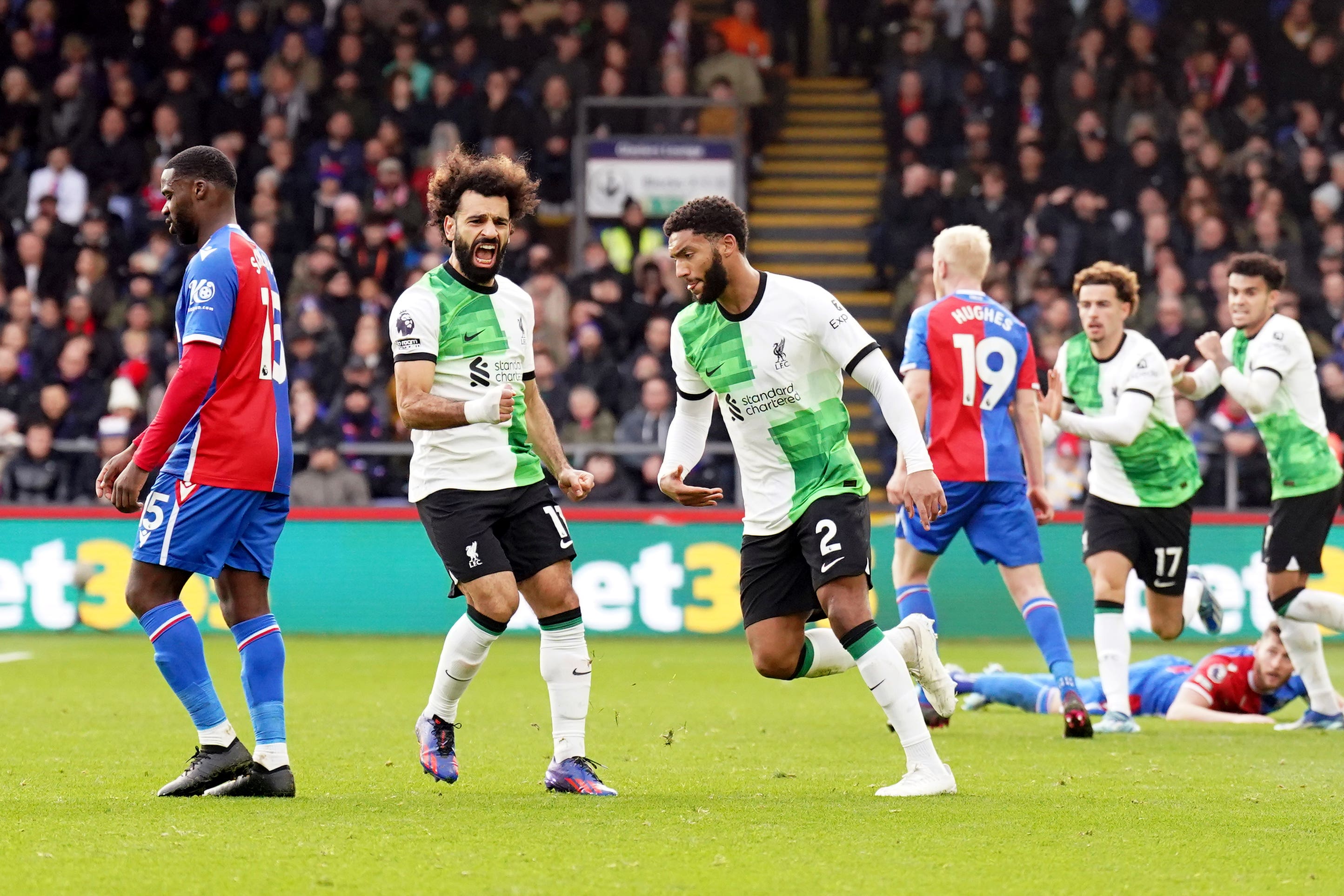 Mohamed Salah scored his 200th Liverpool goal (Adam Davy/PA)