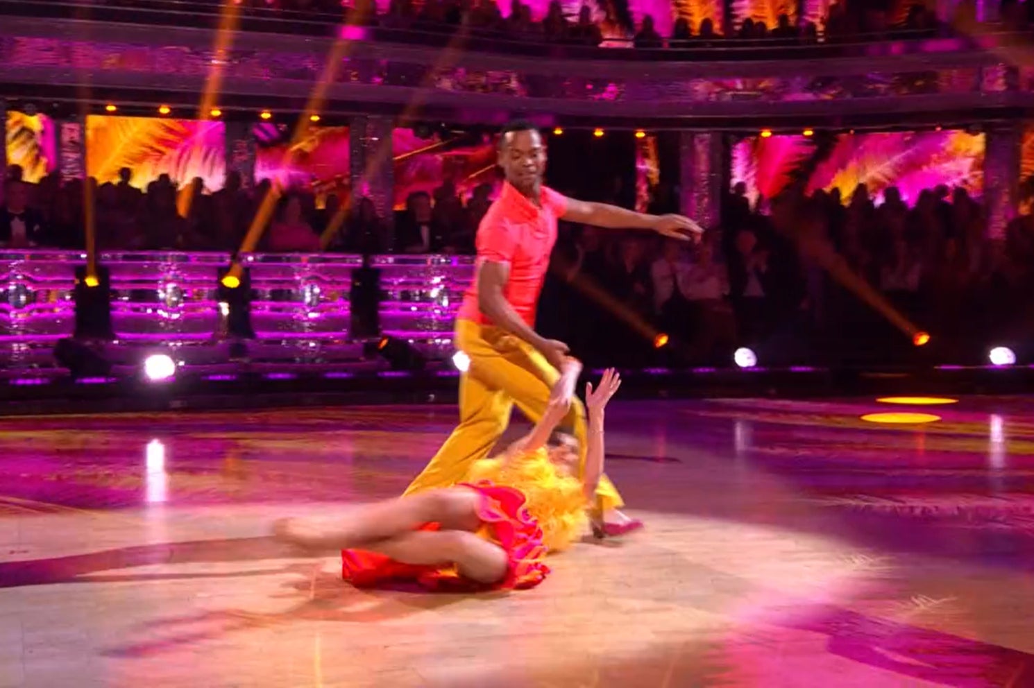 Annabel Croft slips up during ‘Strictly'