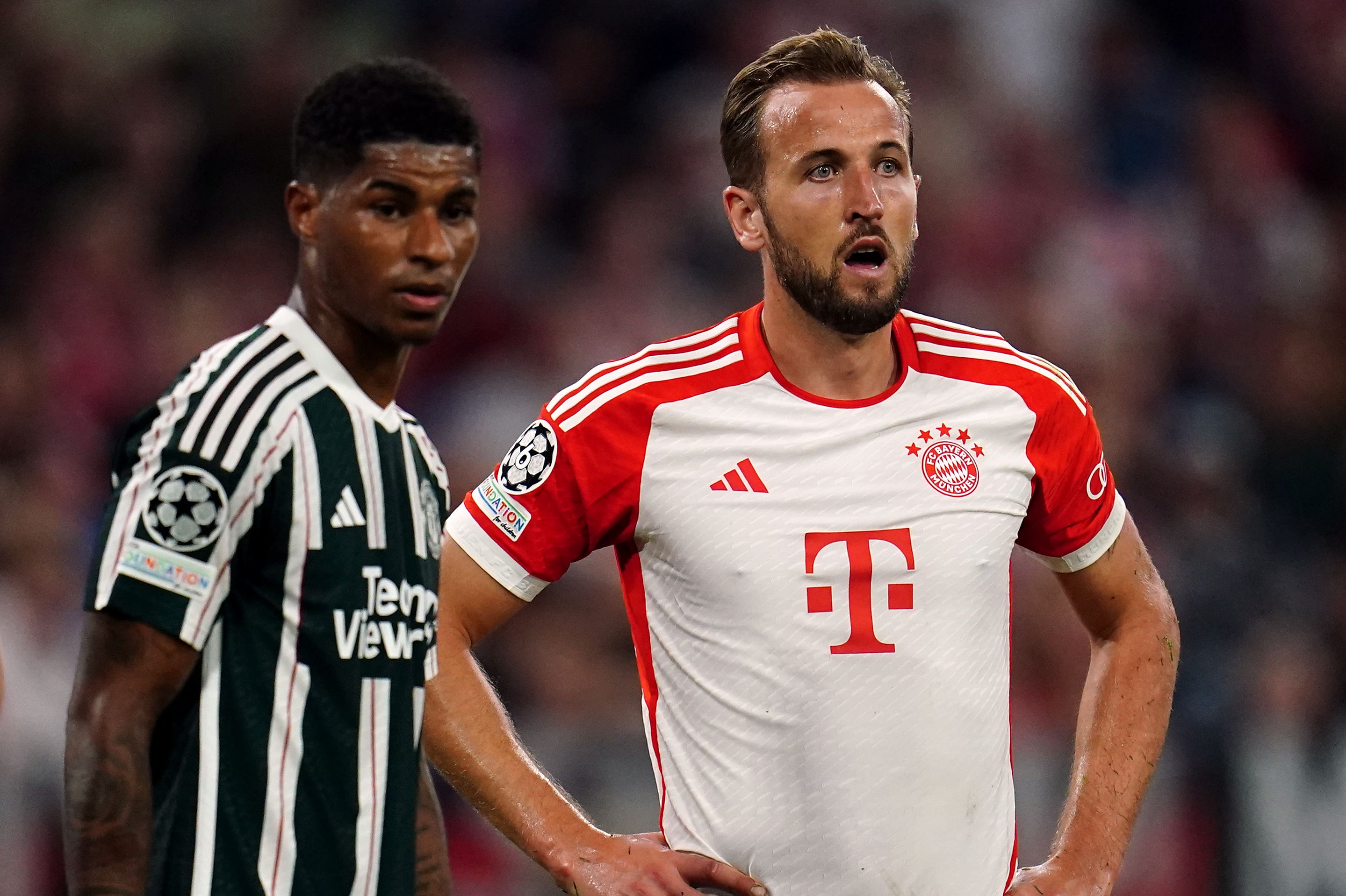 Manchester United take on Harry Kane’s Bayern Munich in a must-win game (Nick Potts/PA)