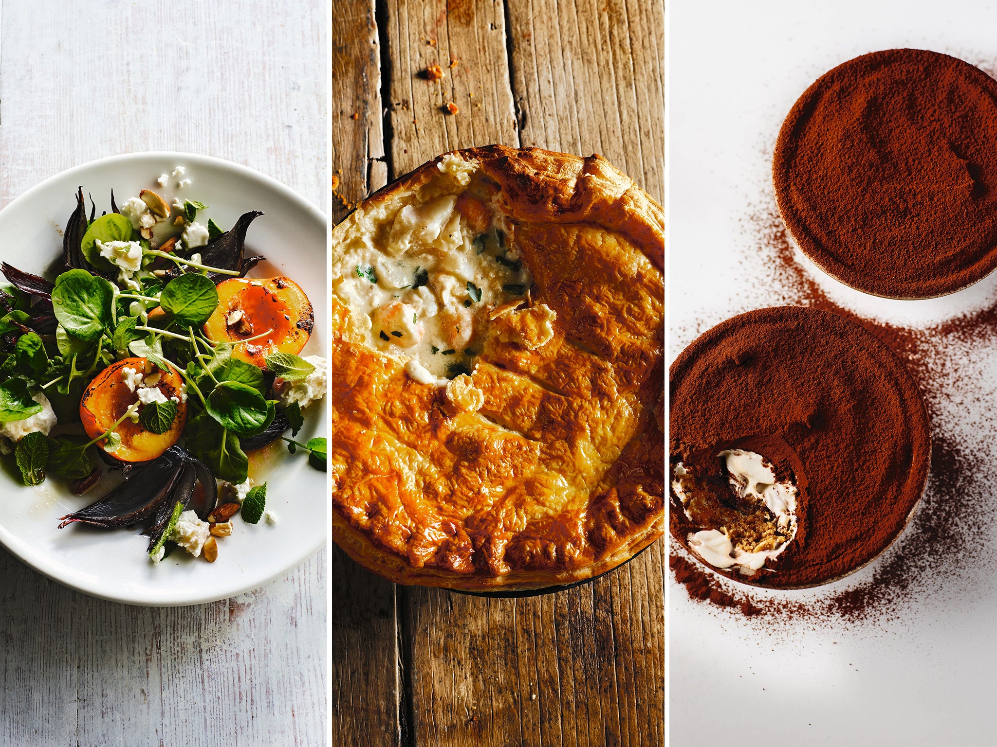 The recipes in the book use no more than 10 ingredients and often feature pre-prepared or shop-bought items to make it even easier