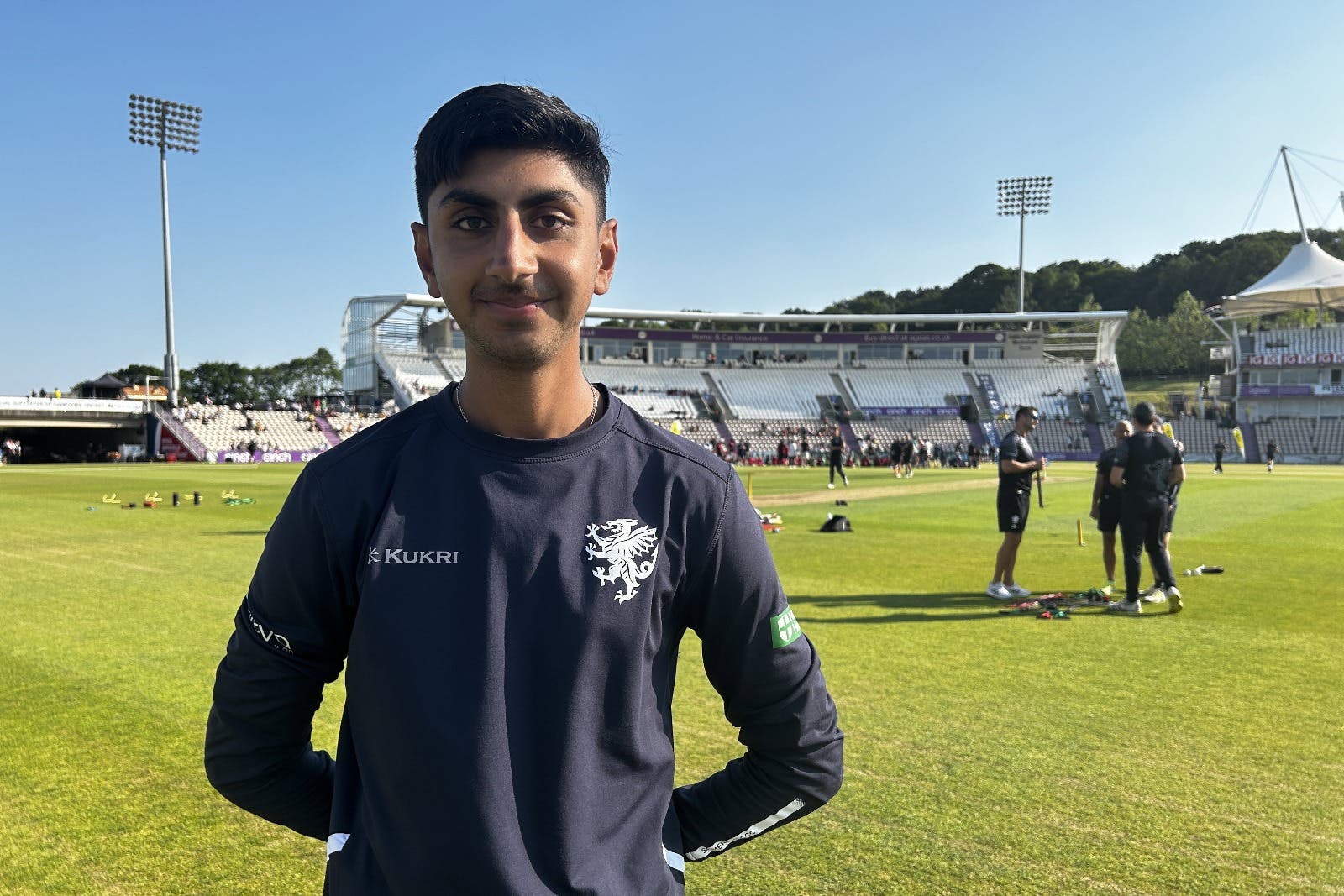 New England recruit Shoaib Bashir (Somerset CCC/PA)