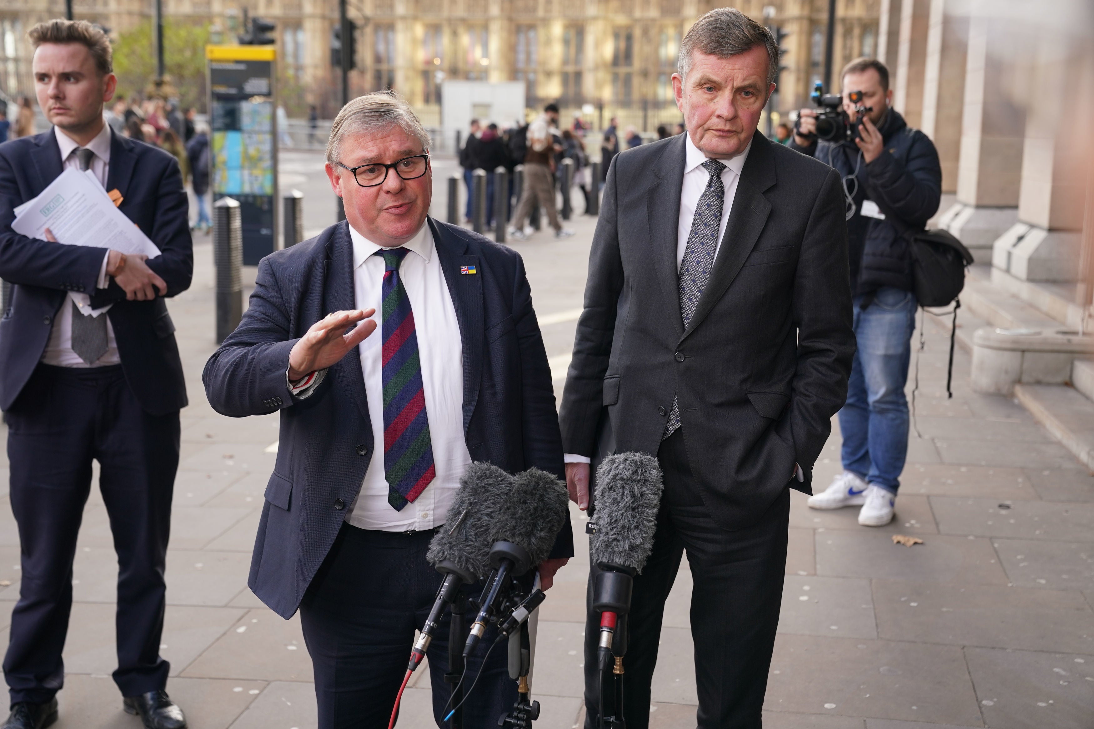 ERG’s Mark Francois, left, and David Jones deliver their scathing verdict