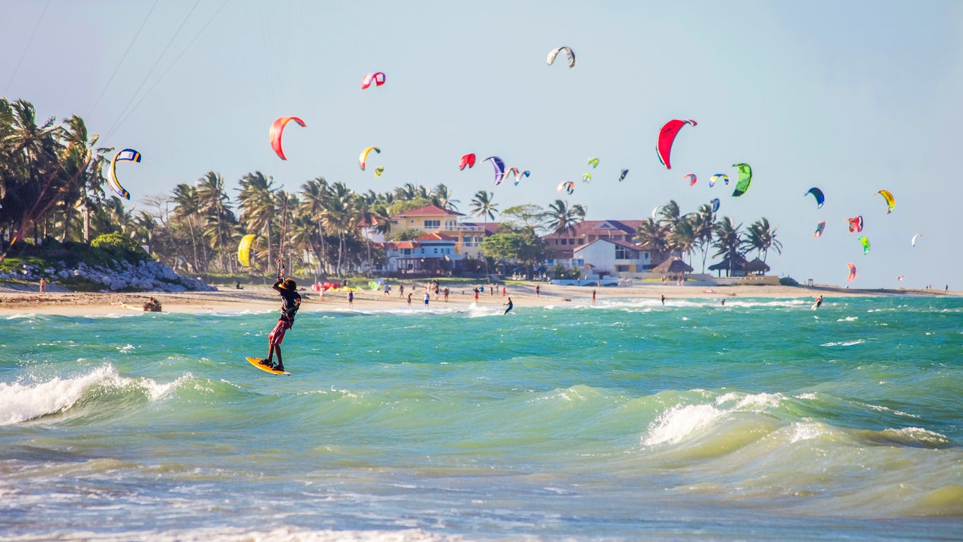Cabarete lies just over three hours from Santo Domingo