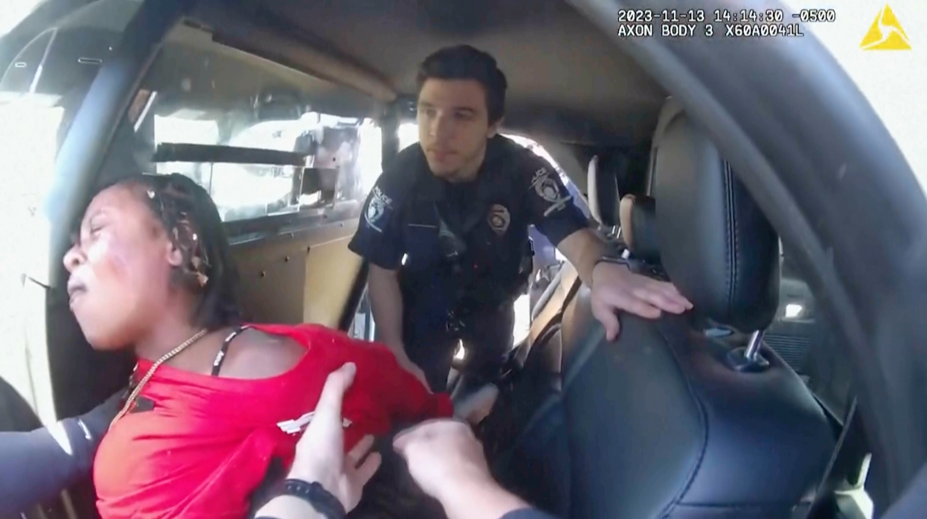 Officer Strikes Woman