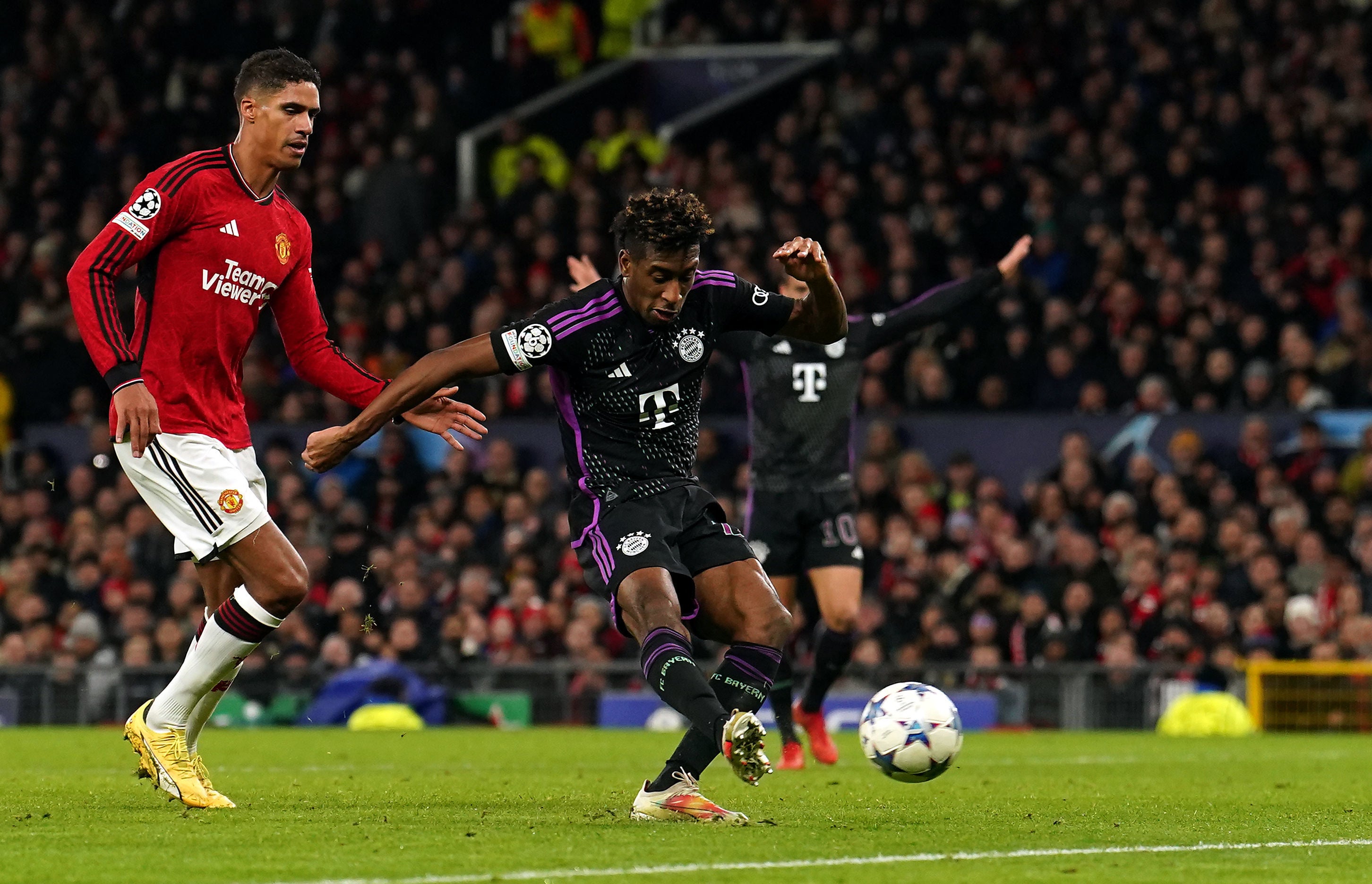Kingsley Coman’s goal ensured Manchester United were knocked out of Europe
