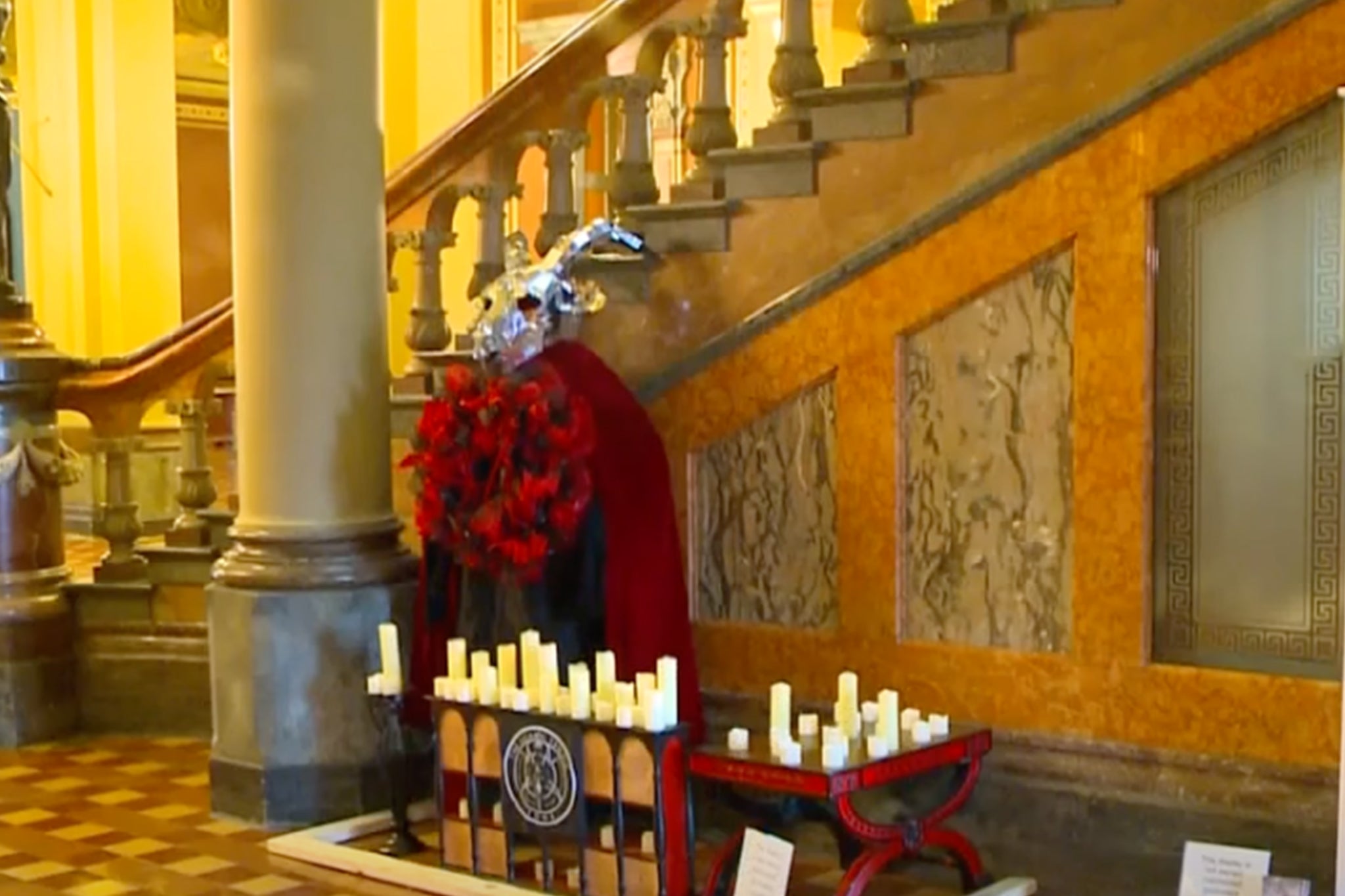 Satanic display in the Iowa state capitol