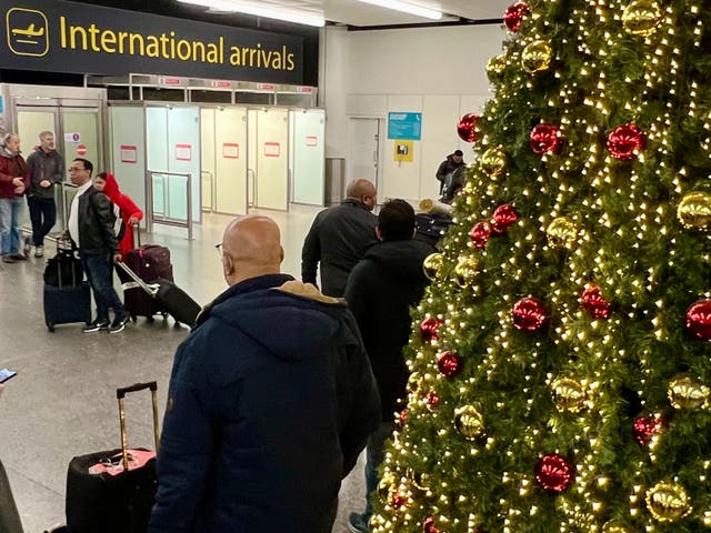 <p>Welcome to Christmas at Gatwick airport’s North Terminal</p>