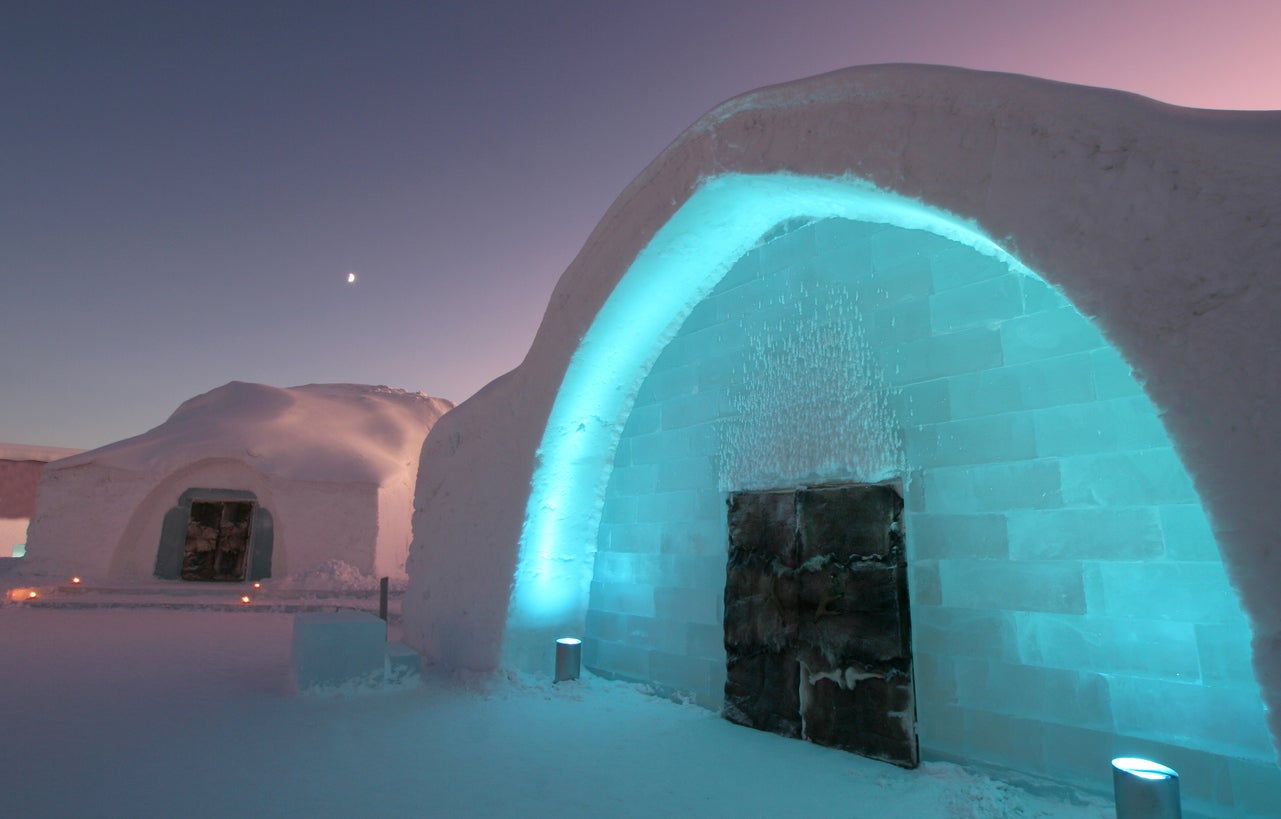 The original Icehotel was opened in 1989