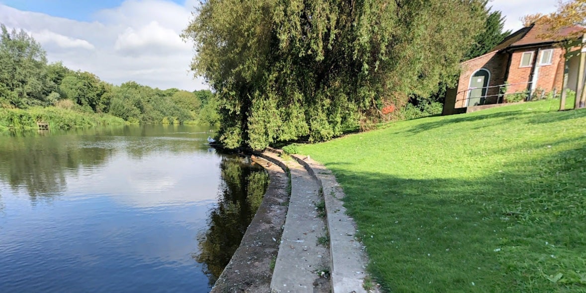 A section of Wensum park near the river, where Ms Lord’s belongings were found