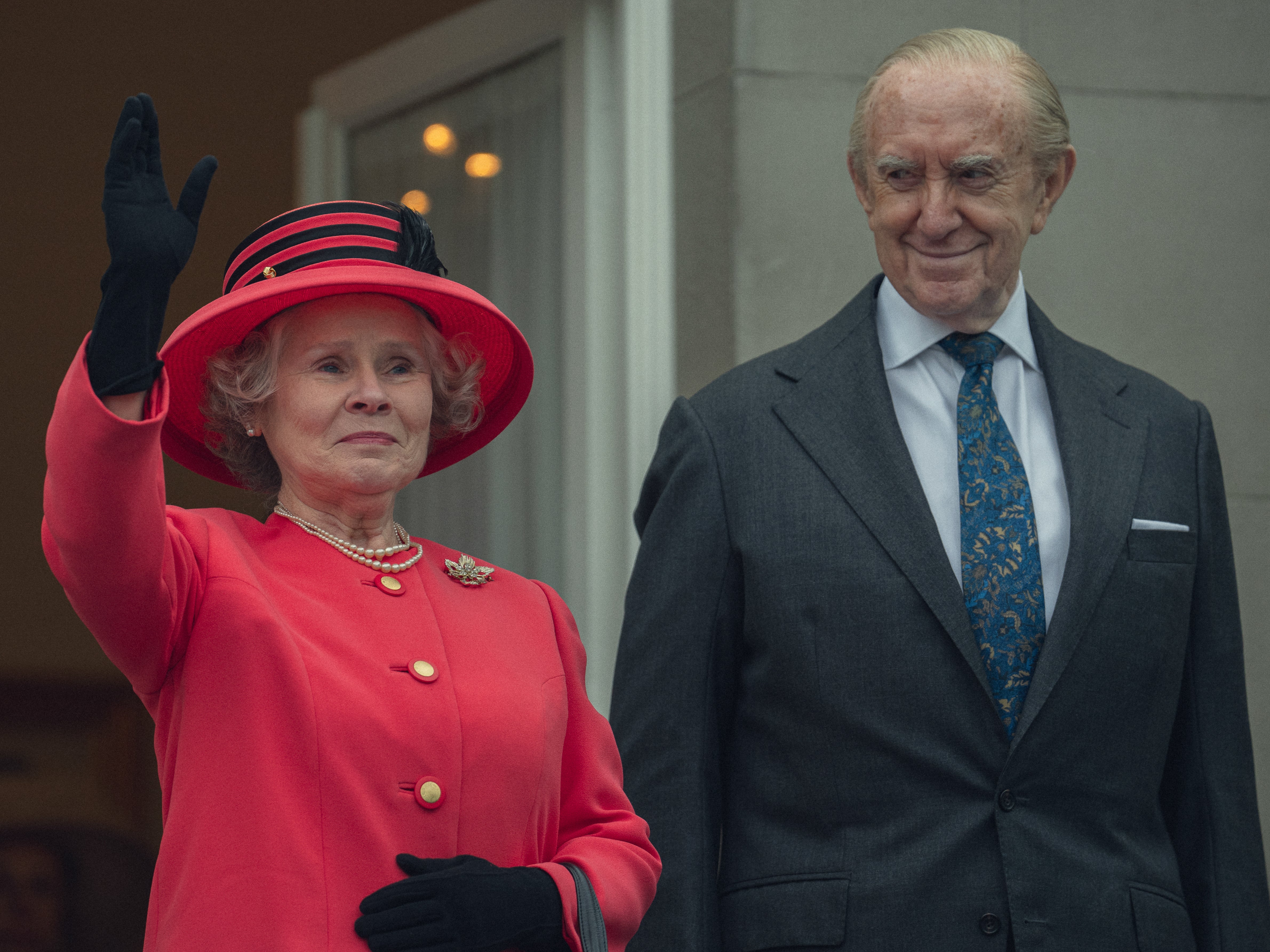 Staunton as Queen Elizabeth II and Jonathan Pryce as Prince Phillip