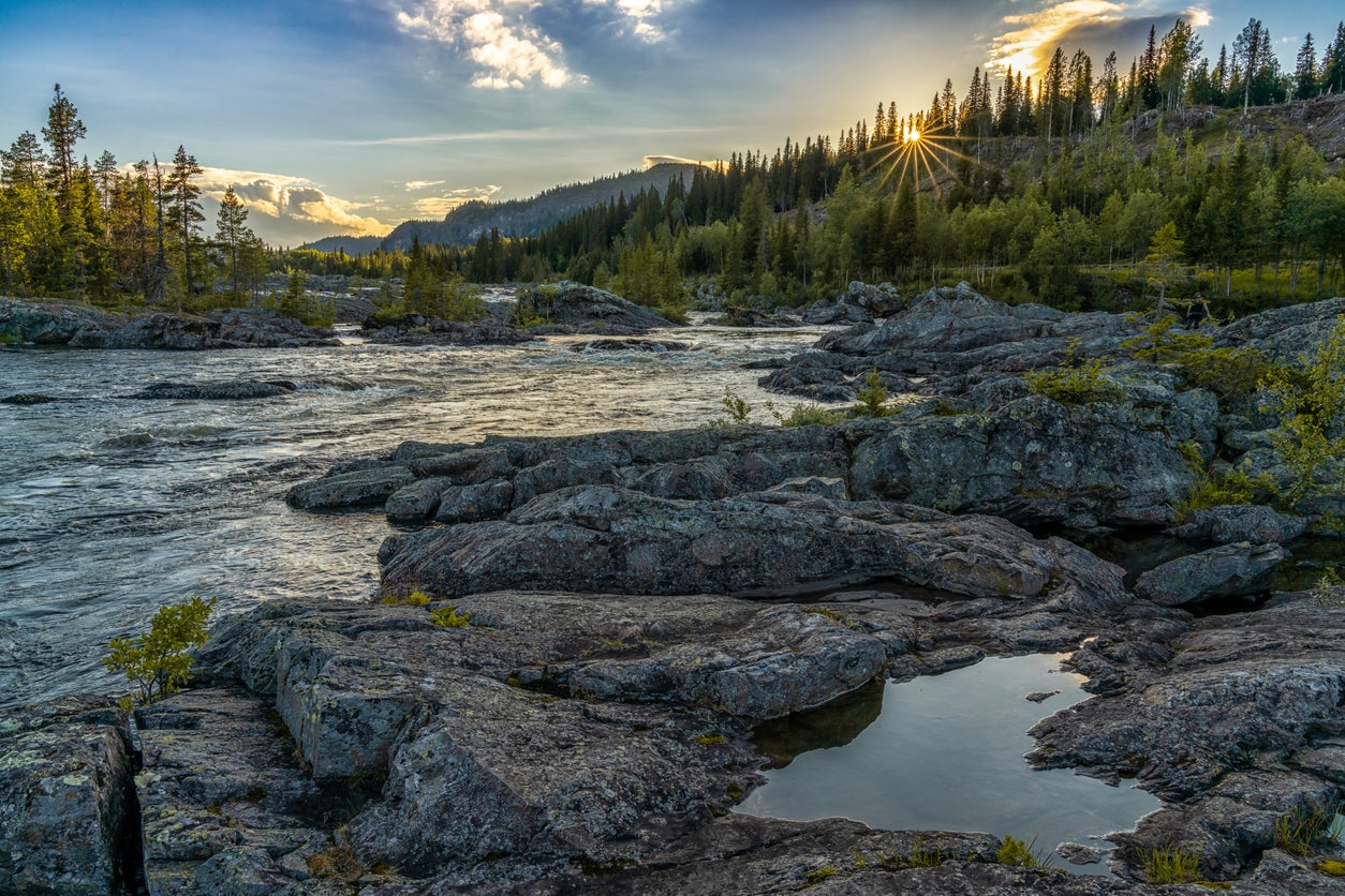 Stops along the Vildmarksvagen include Sami villages and Sweden’s answer to Niagara Falls