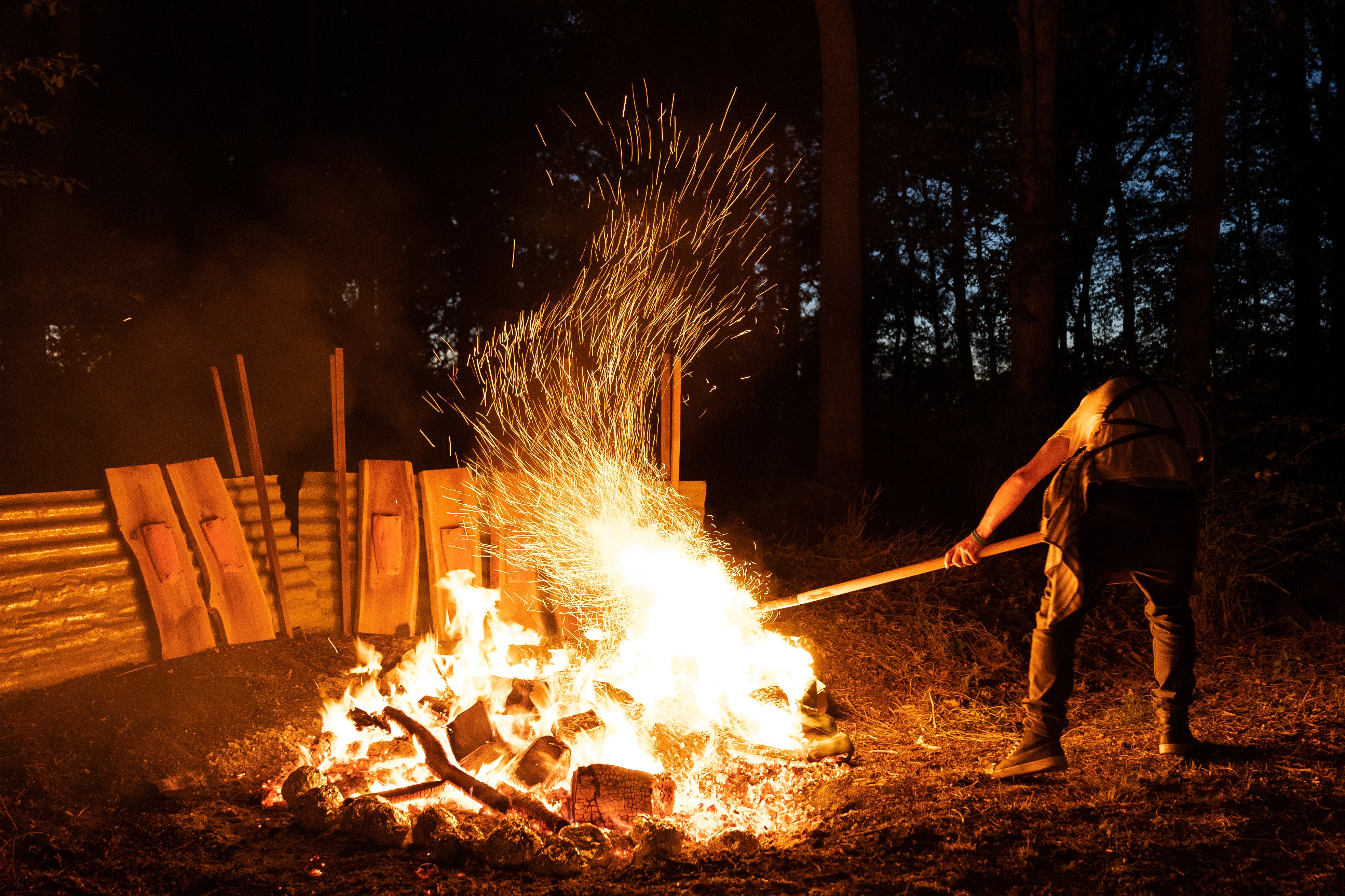 One night of Yoxman is all about cooking with fire