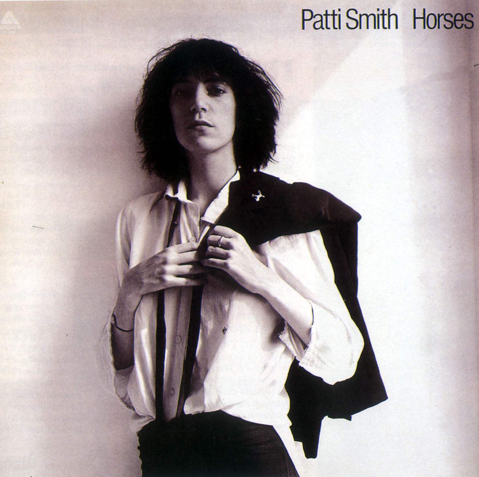 The album cover for Patti Smith’s ‘Horses’