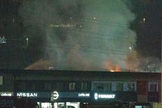 Treforest: Huge smoke cloud fills sky as fire rages after ‘explosion’ in South Wales