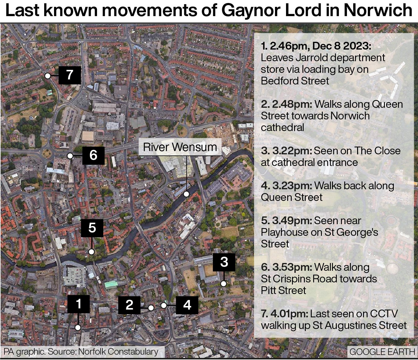 The missing mother walked well over a mile-and-a-half, in different directions