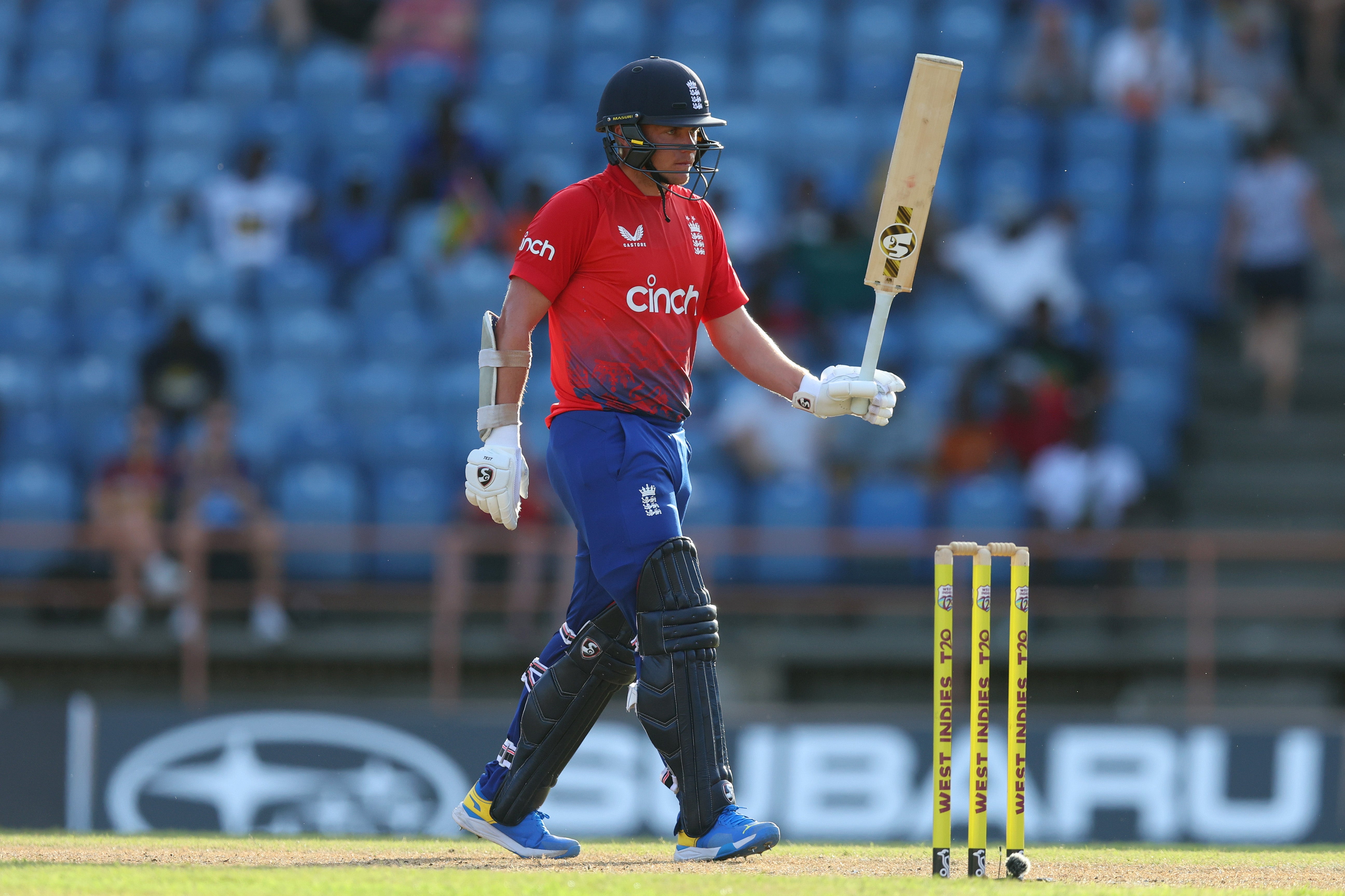 Sam Curran reached 50 during the match in Grenada