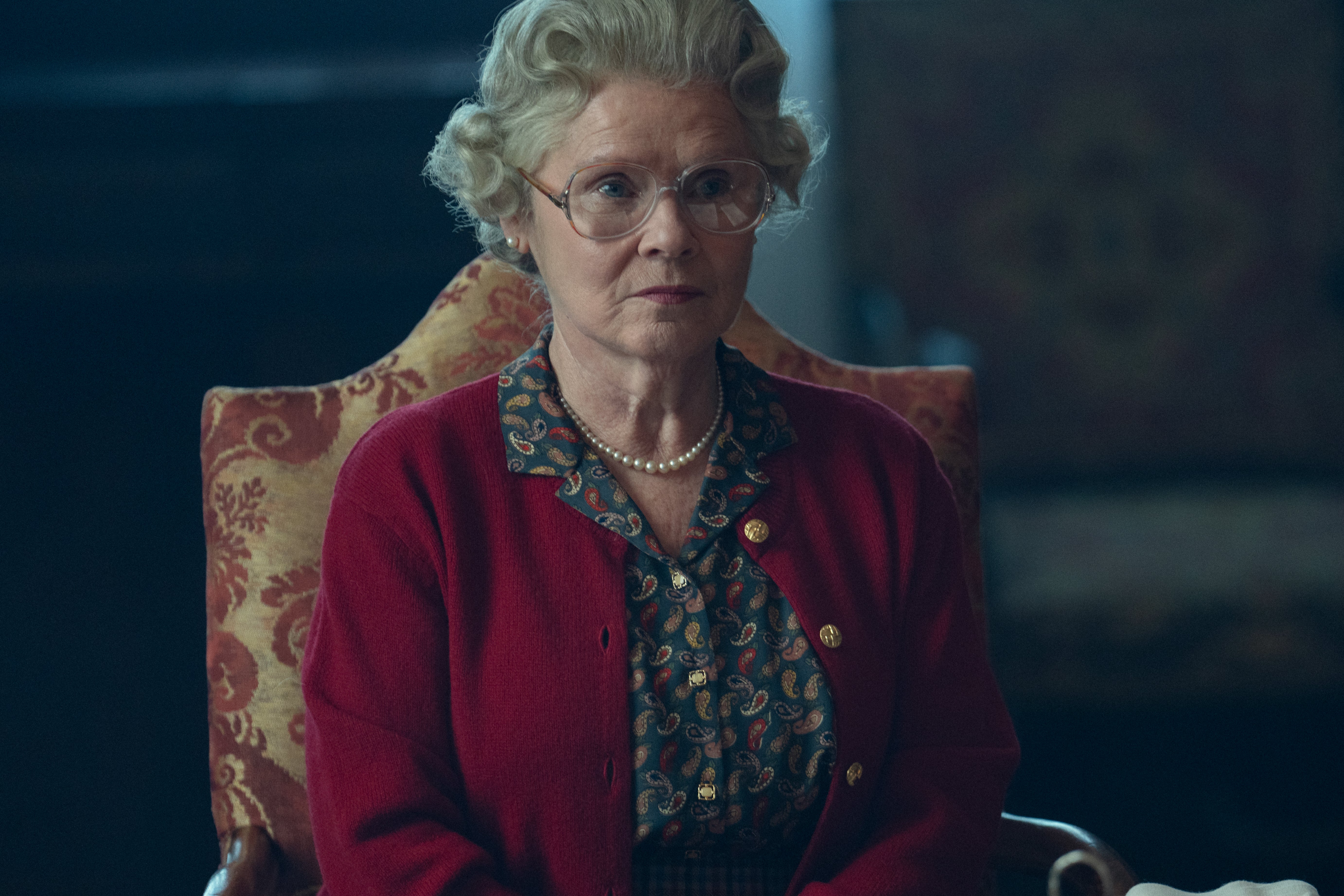 Imelda Staunton as Queen Elizabeth II in The Crown