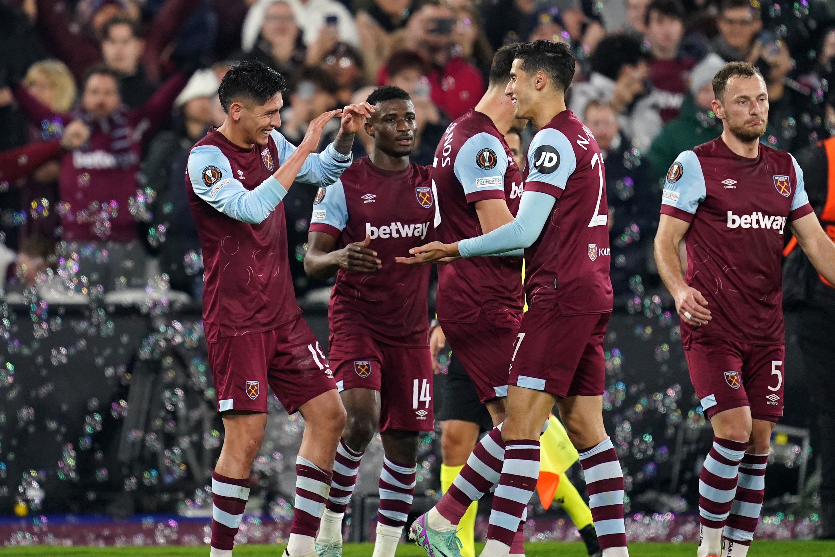 West Ham claimed a 2-0 win over Freiburg (Adam Davy/PA)