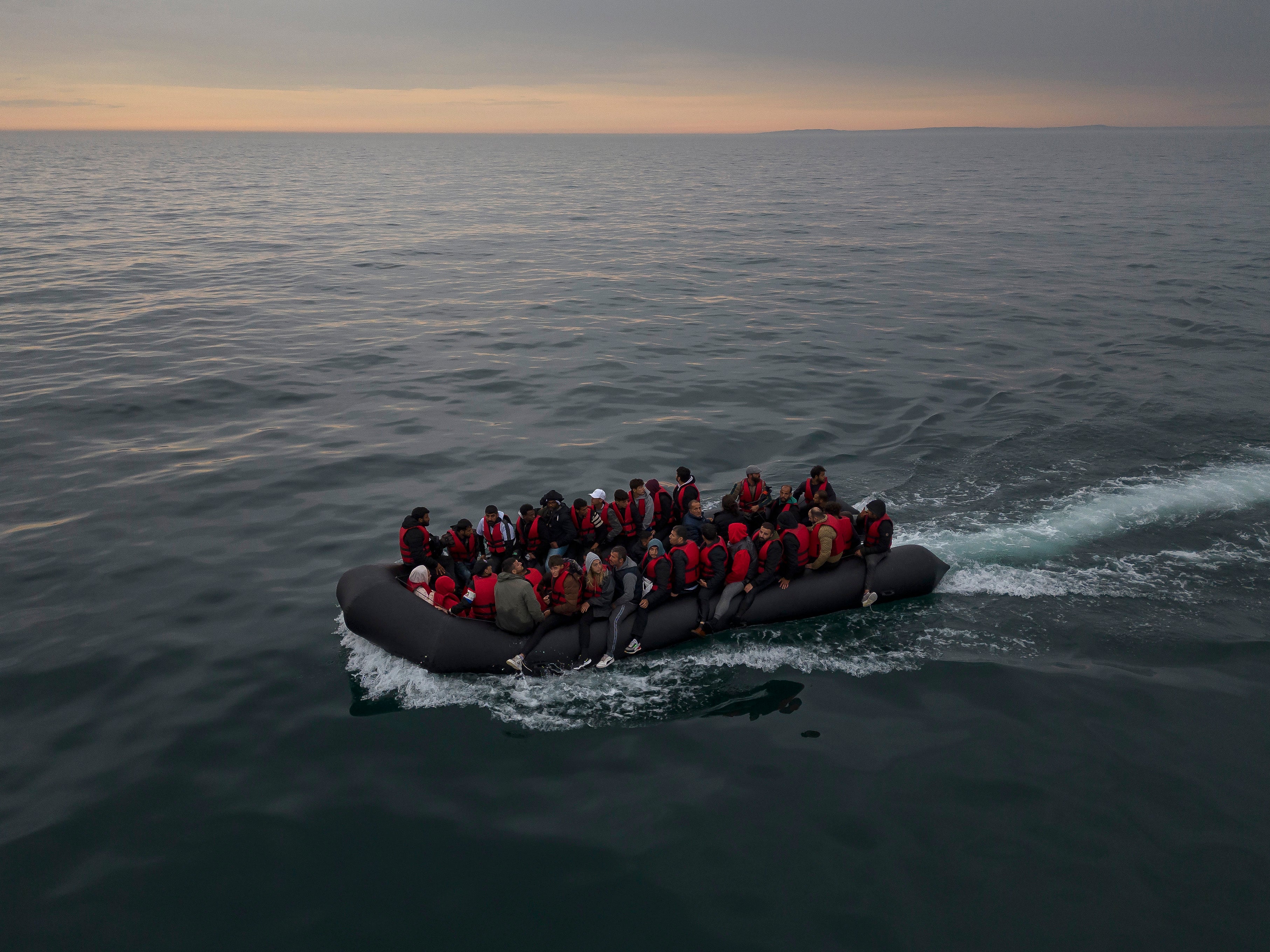 The UK saw its first small boat crossing of the year this weekend