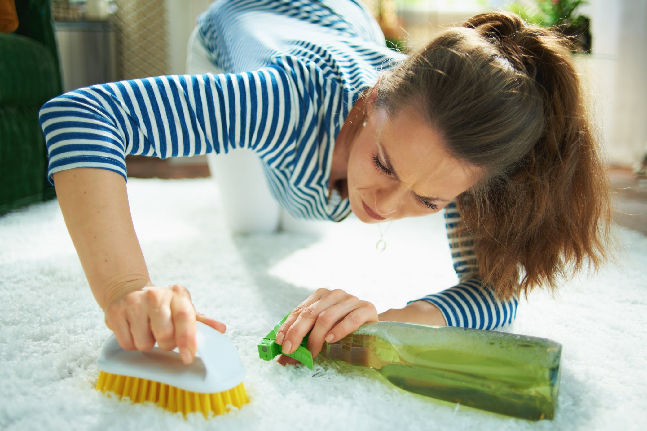 ‘I spend a disproportionate amount of time thinking that if everything is clean, everything is OK. Surely this is normal behaviour for a parent with two young children and an unruly dog?’