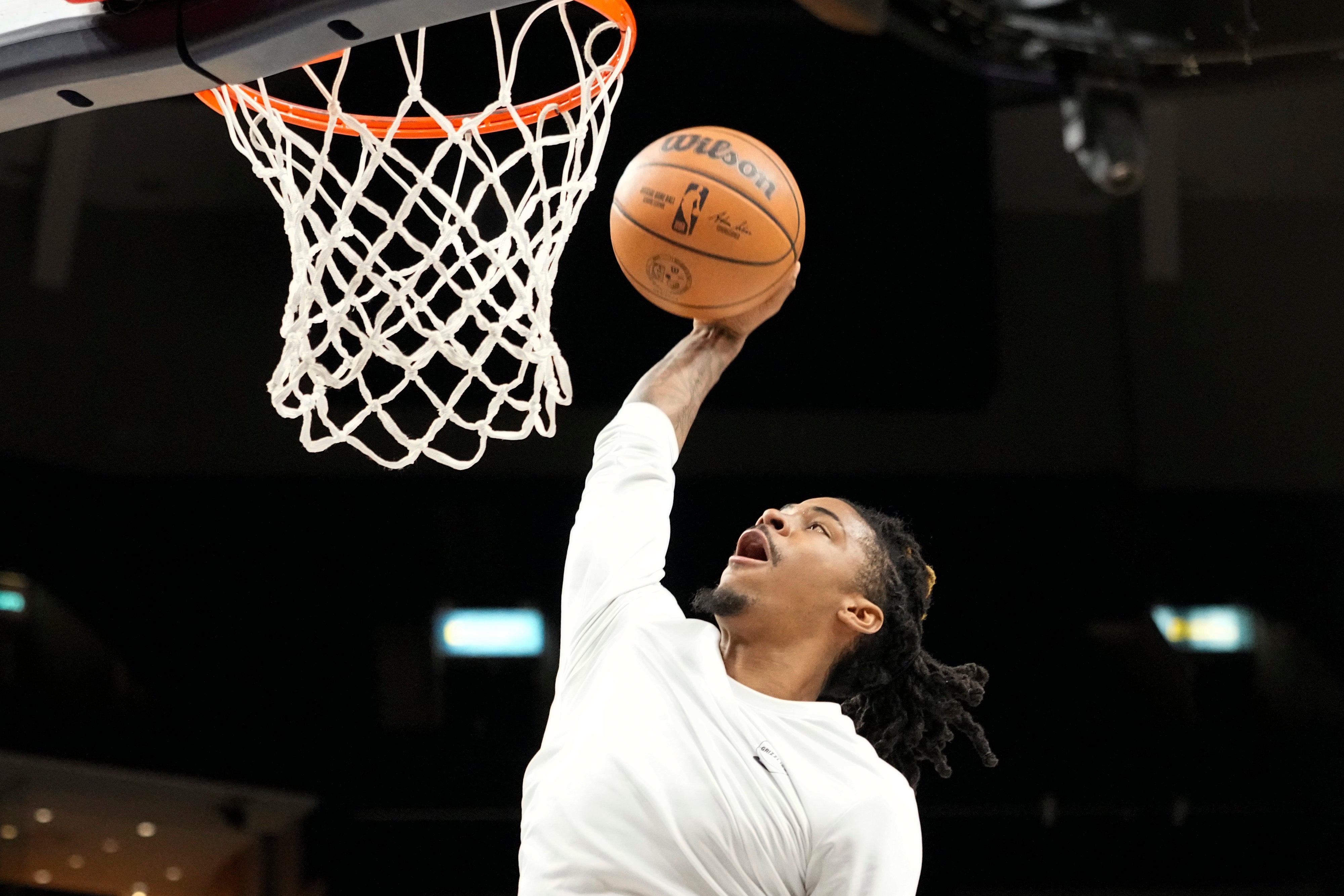 Grizzlies Morant Basketball