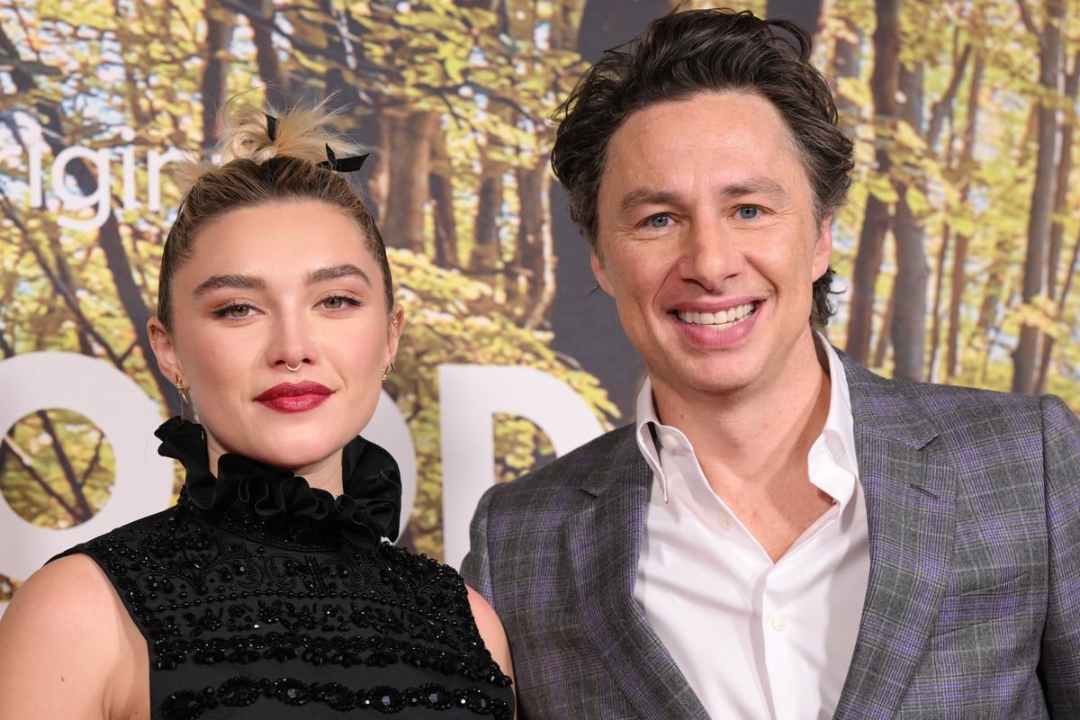 Florence Pugh says she received ‘insane amount of abuse’ due to Zach Braff relationship age difference
