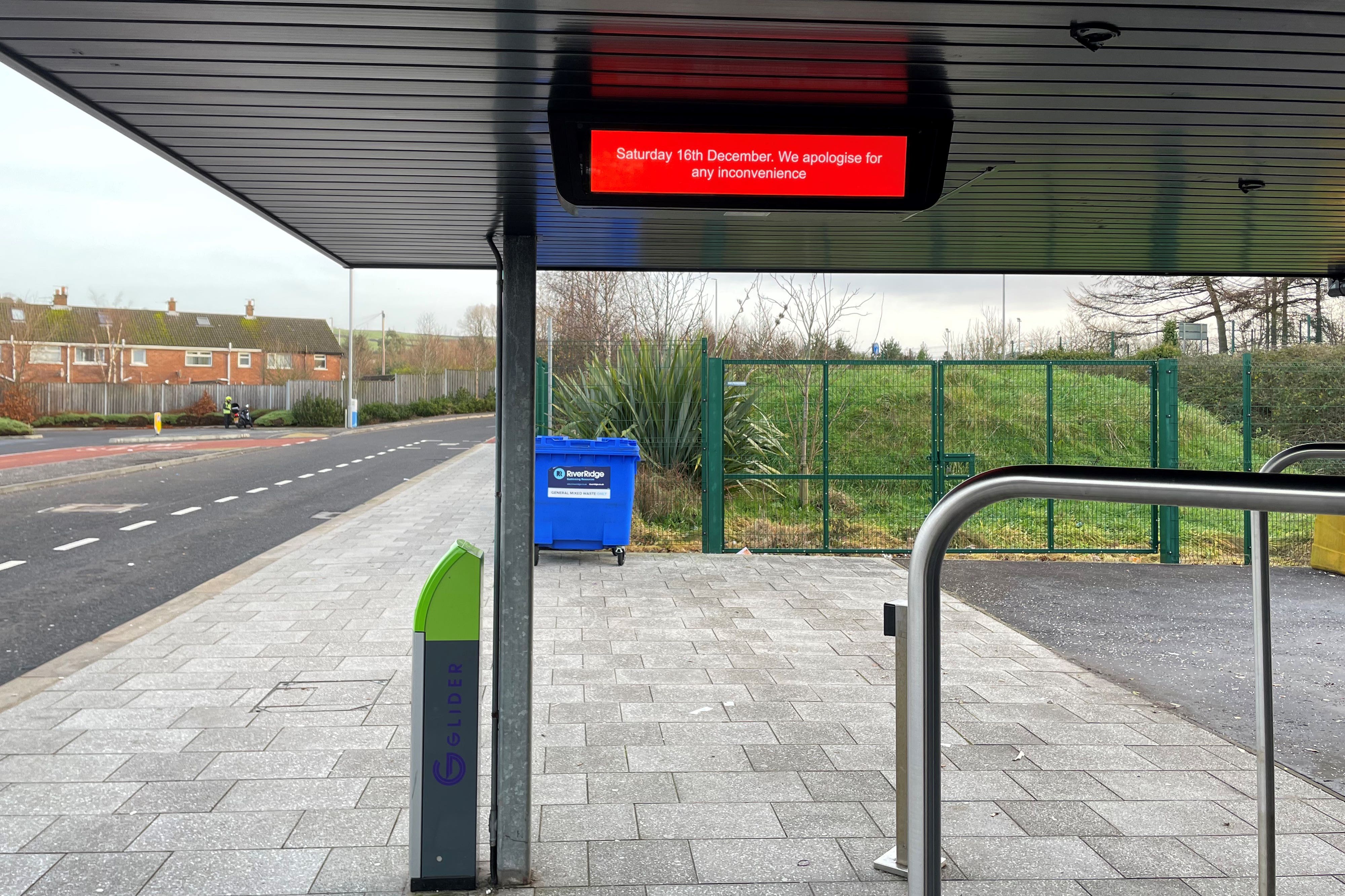 Bus services were suspended in Northern Ireland on Saturday (Rebecca Black/PA)