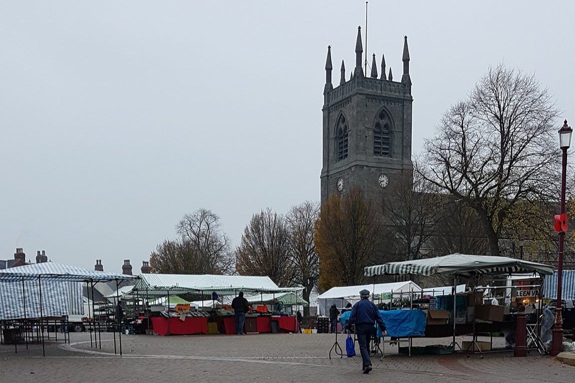 A file picture of a closed Ilkeston Market