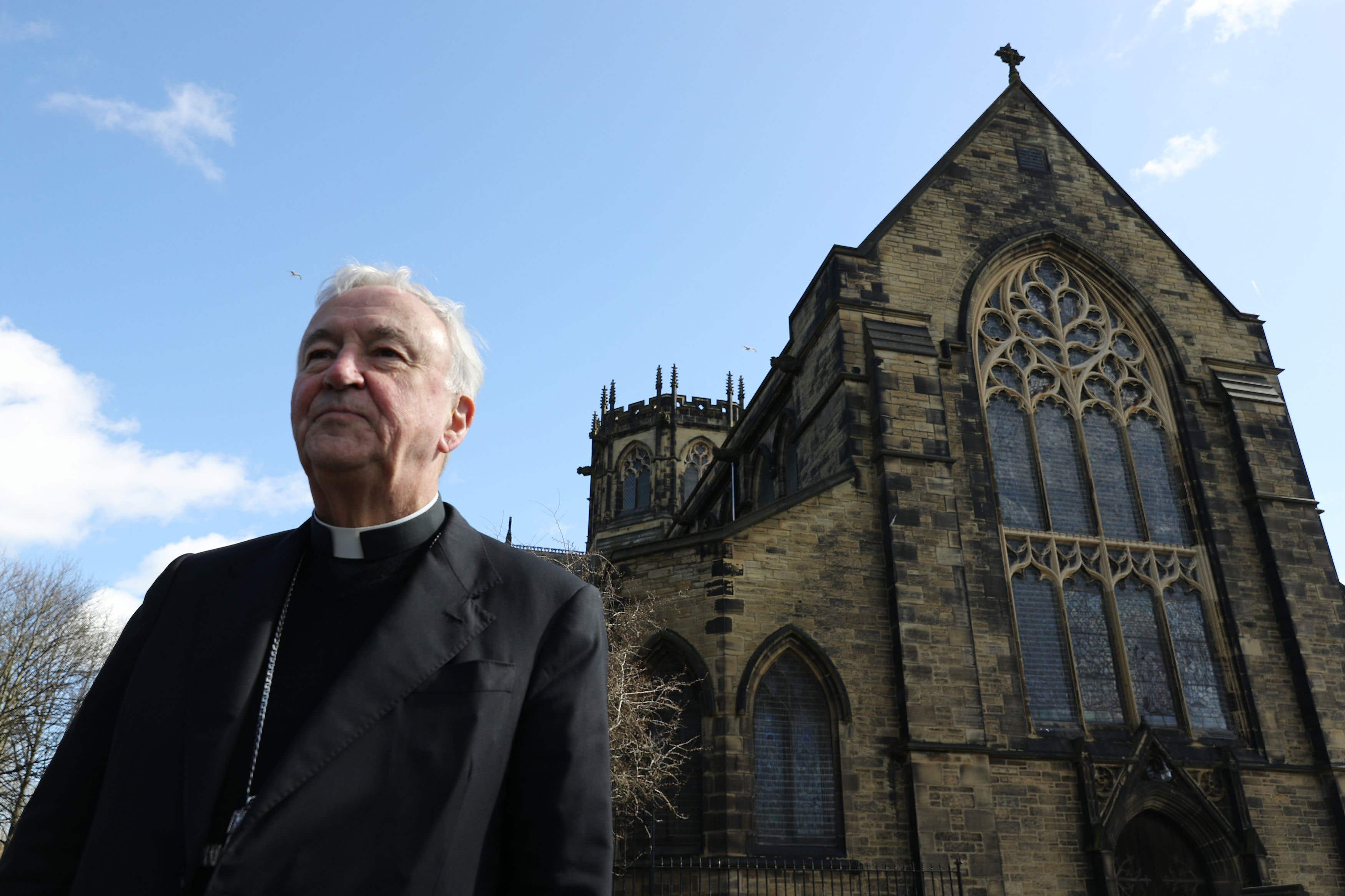 Cardinal Vincent Nichols, Archbishop of Westminster, has condemned the reported killing of two women inside a Gaza church (Owen Humphreys/PA)