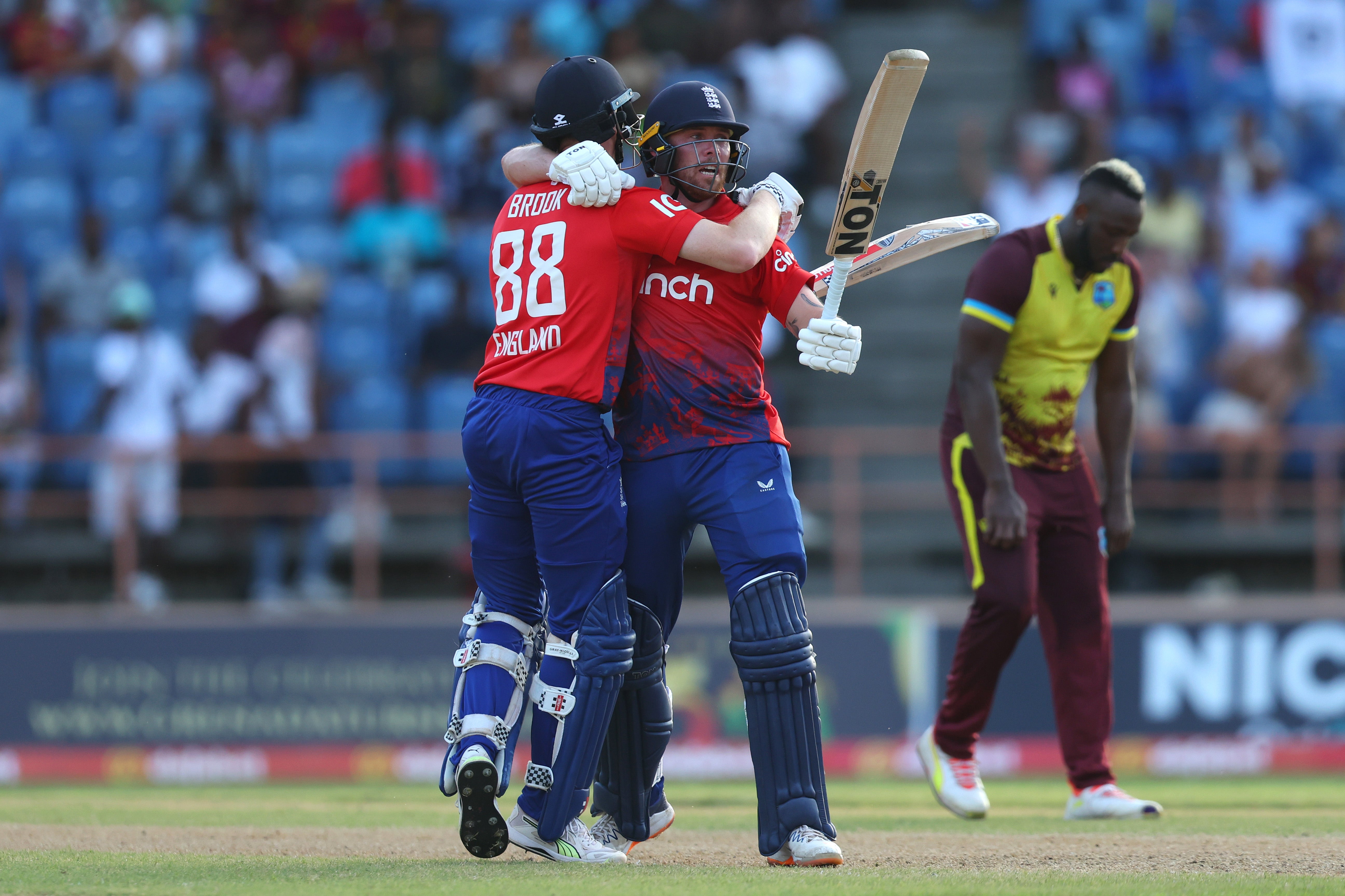 Phil Salt and Harry Brook led England to victory