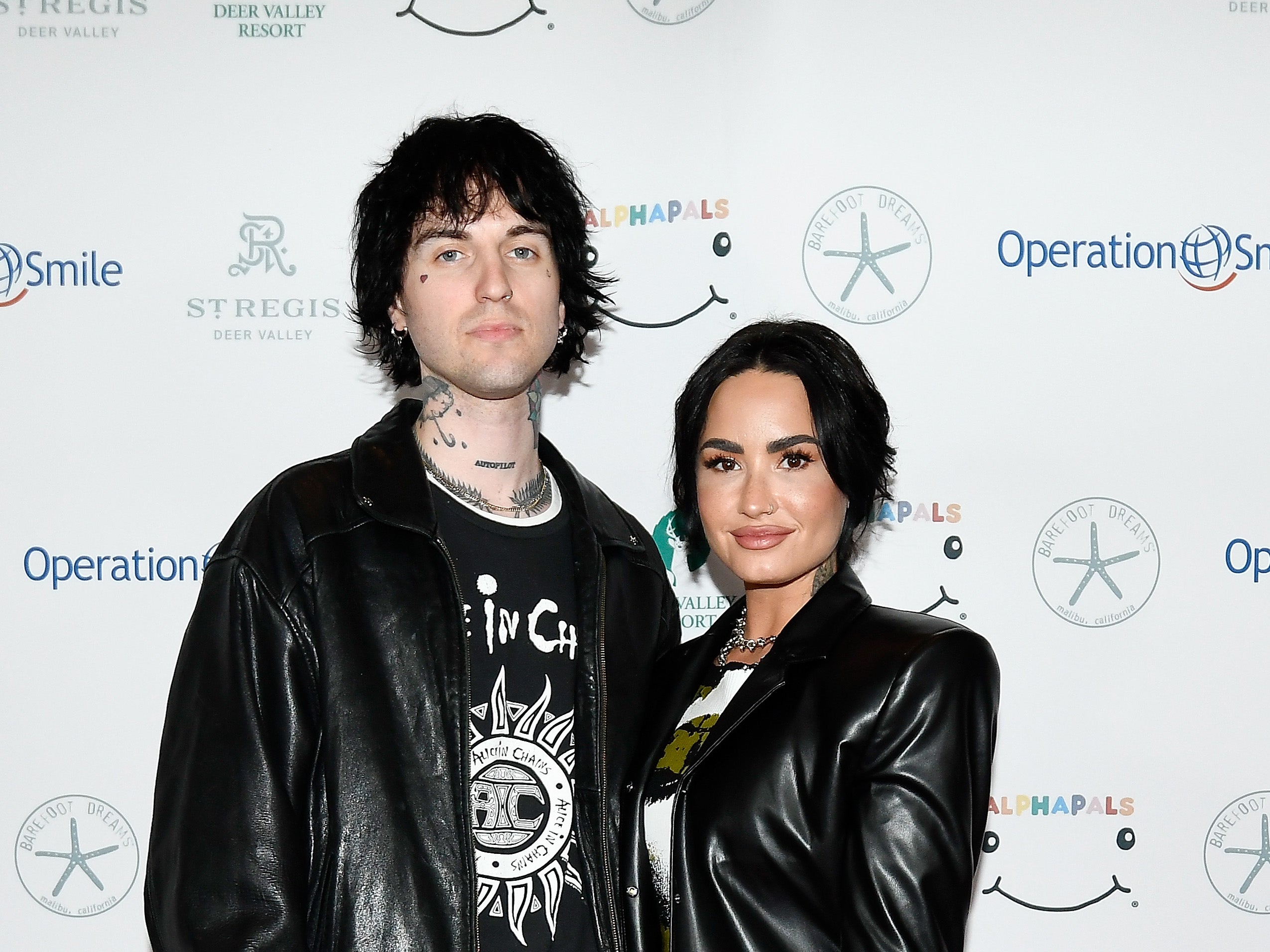 Lovato and Jutes were ‘friends for a while’ before they ‘told each other how we felt’