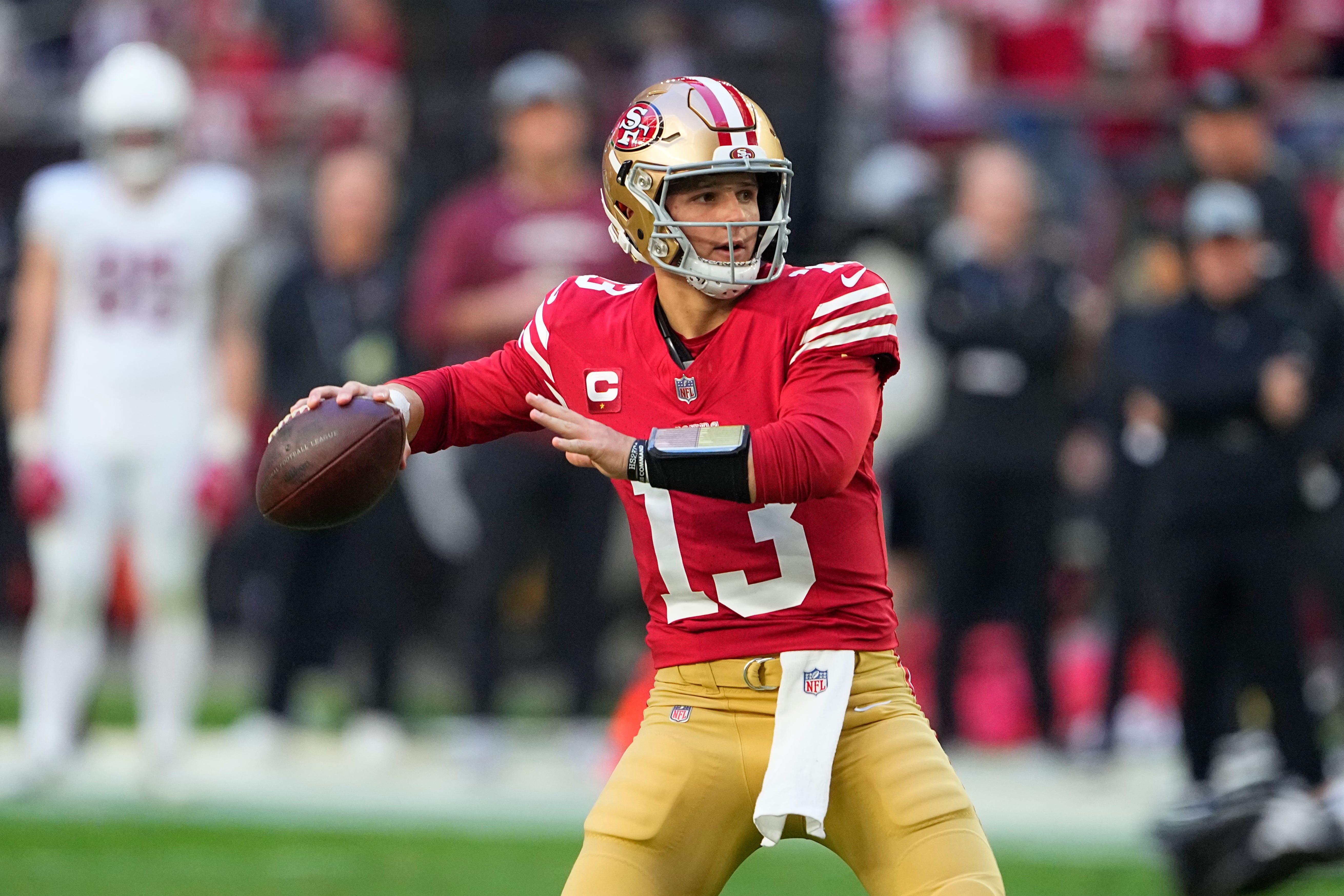 San Francisco 49ers quarterback Brock Purdy (Matt York/AP)