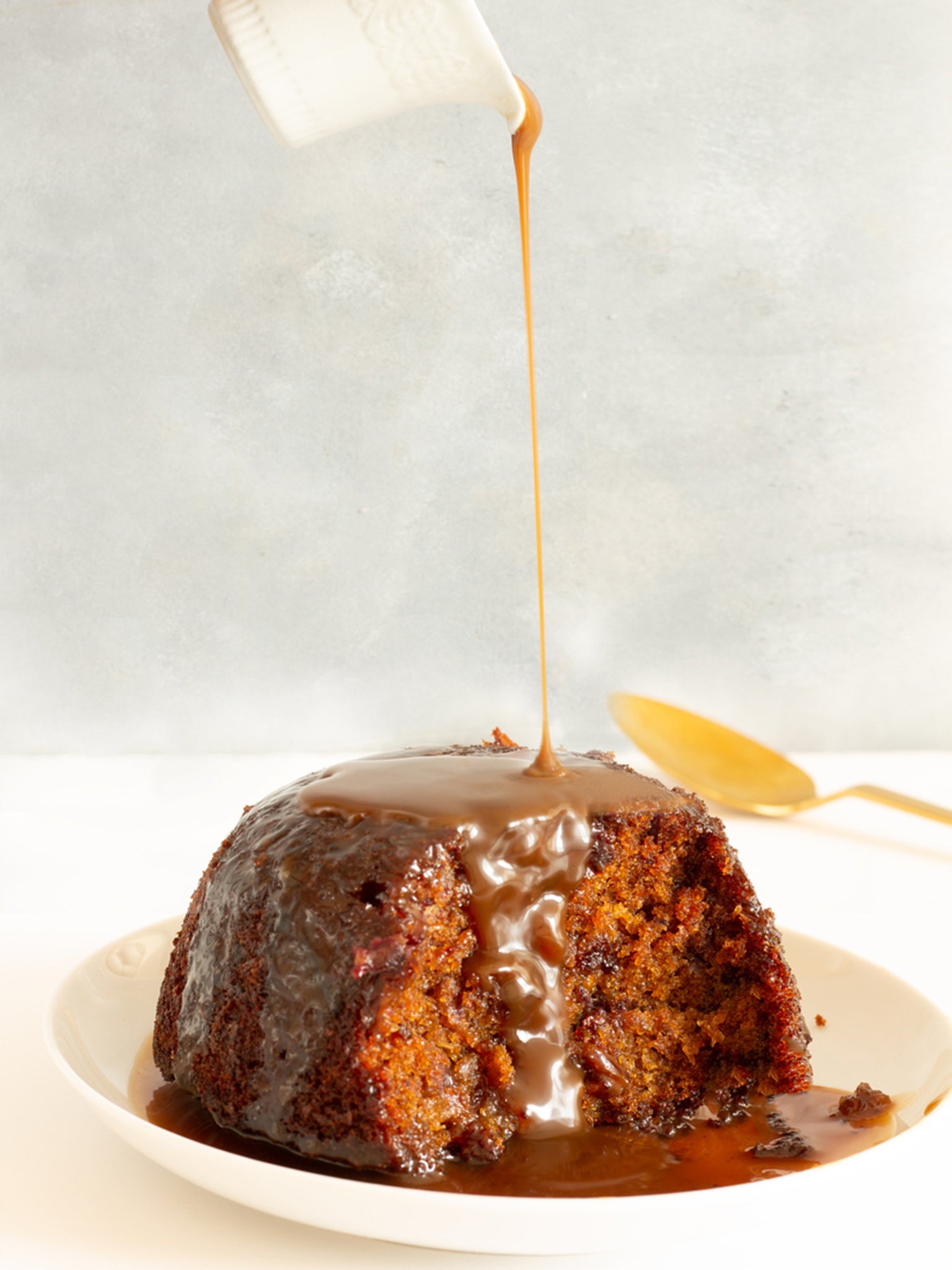 Putting a festive spin on sticky toffee pudding by adding coffee or spices to the sauce, says Sabrina Ghayour