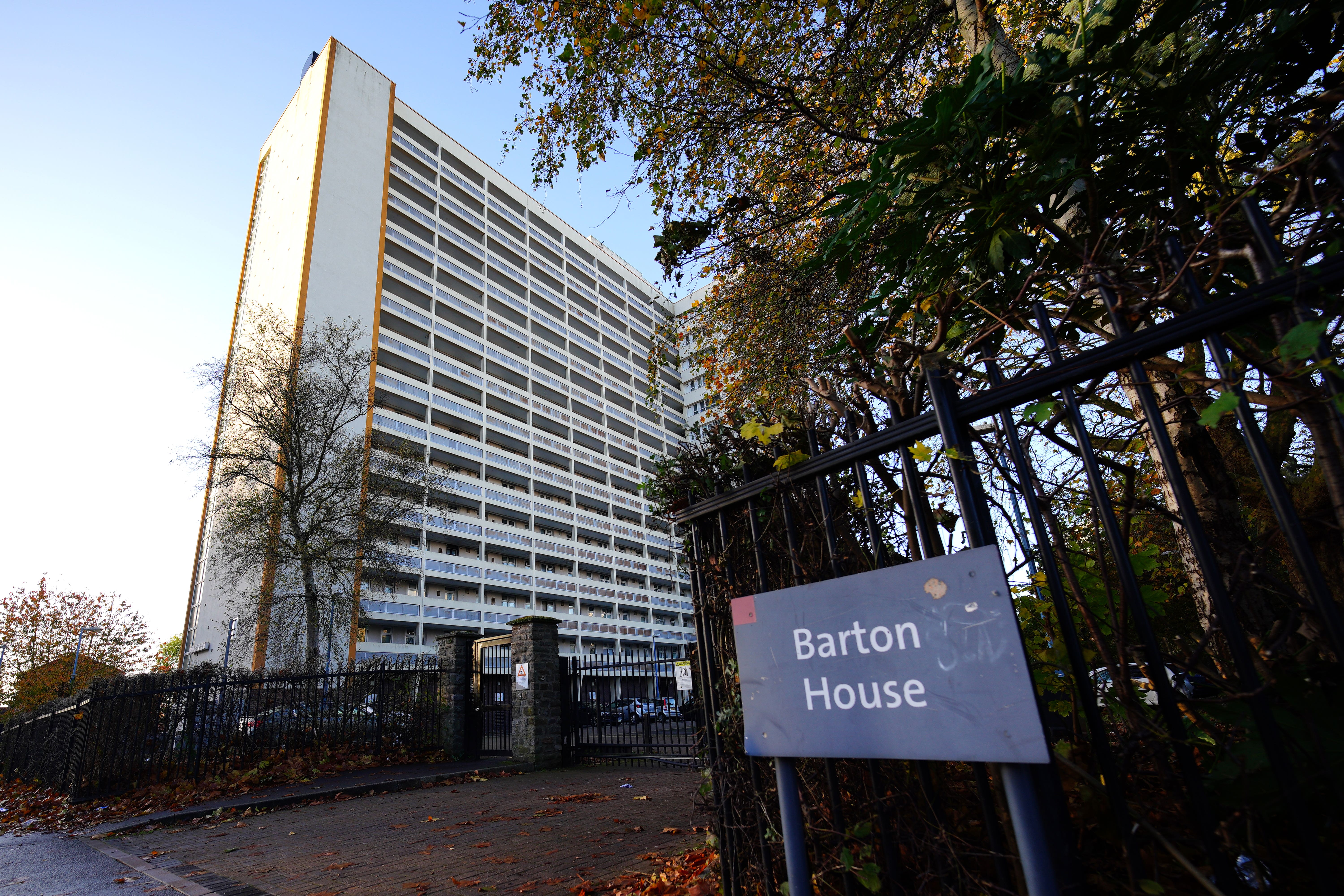 Residents will be able to return to Barton House but not until next year (Ben Birchall/PA)