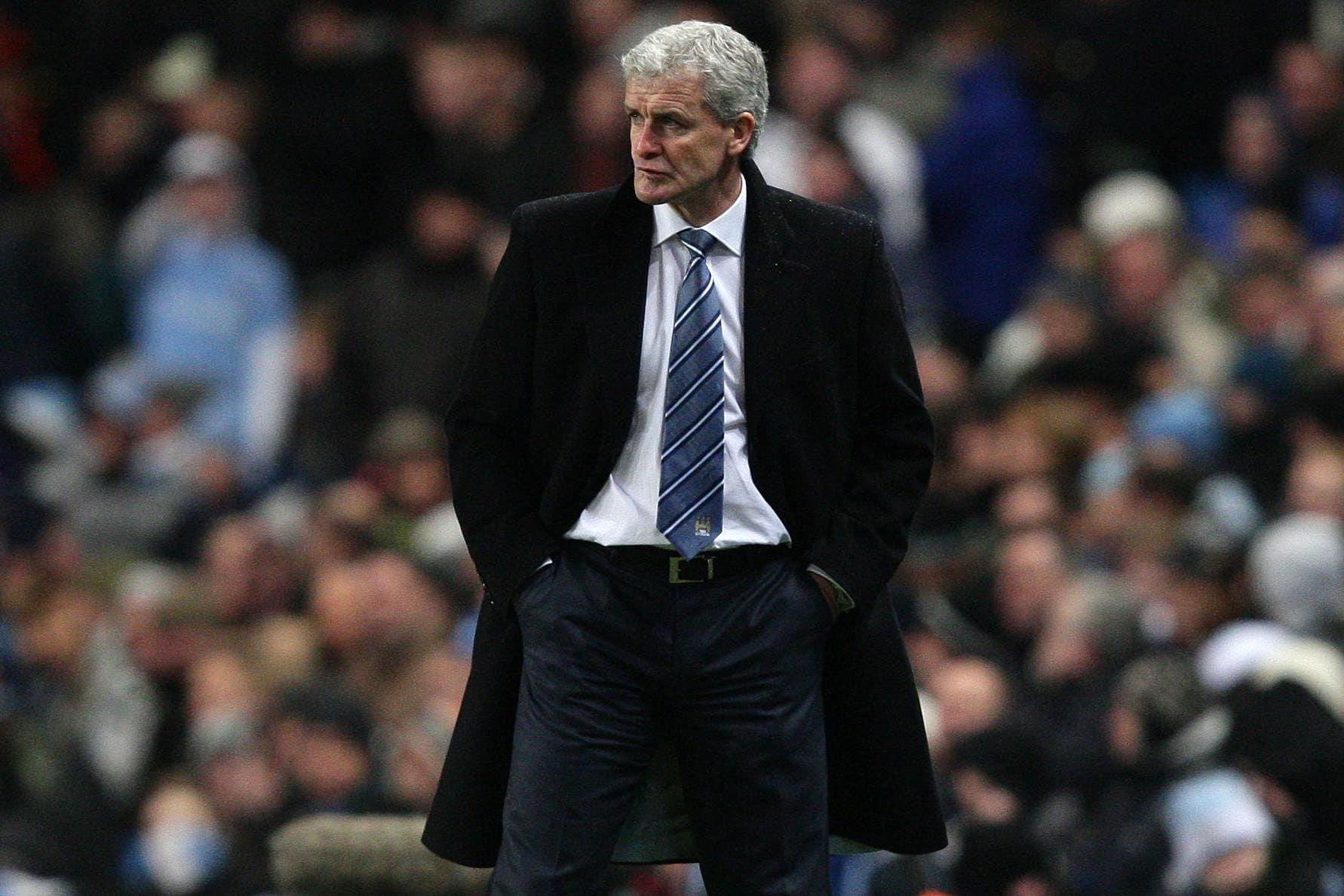 Mark Hughes was sacked as Manchester City manager on this day in 2009 (Dave Thompson/PA)