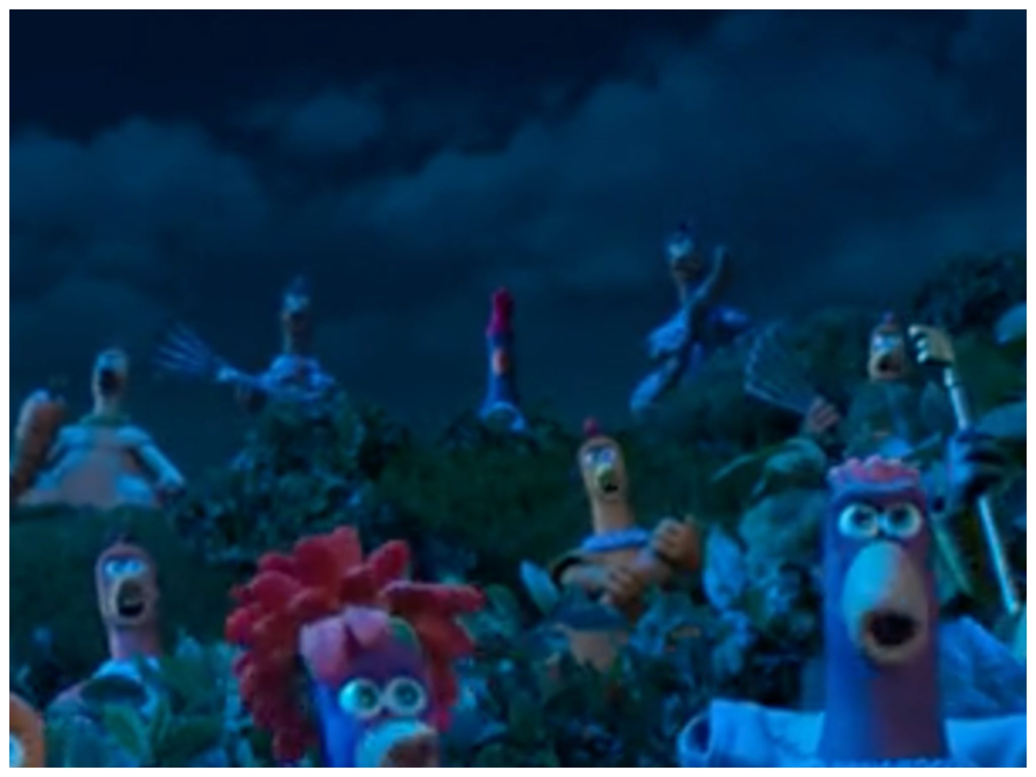 An ominous Ardman character pops up in ‘Chicken Run: Dawn of the Nugget’