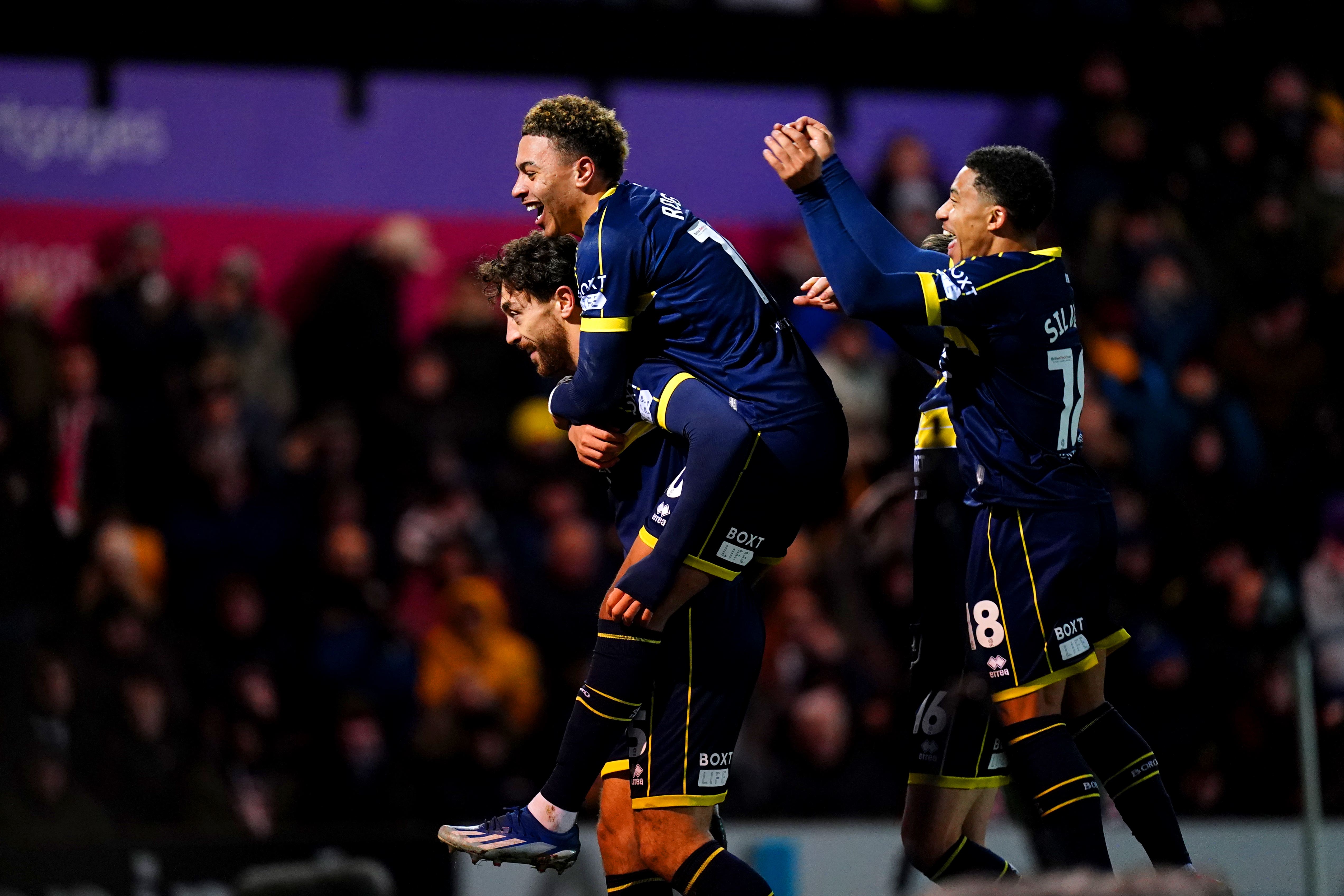 Middlesbrough’s Matt Crooks wrapped up the scoring at Port Vale (Nick Potts/PA)