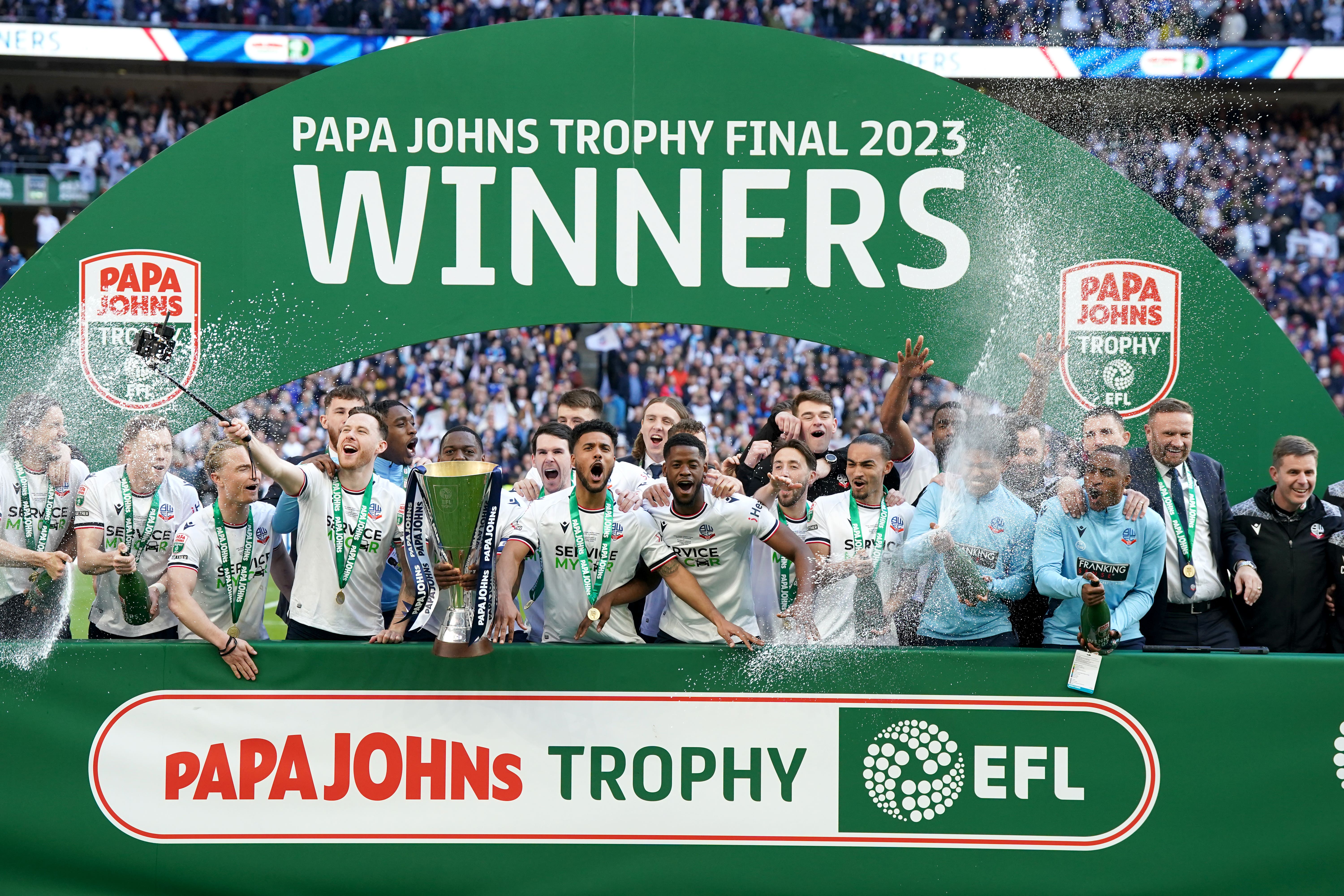 Papa Johns sponsor an EFL competition (PA)