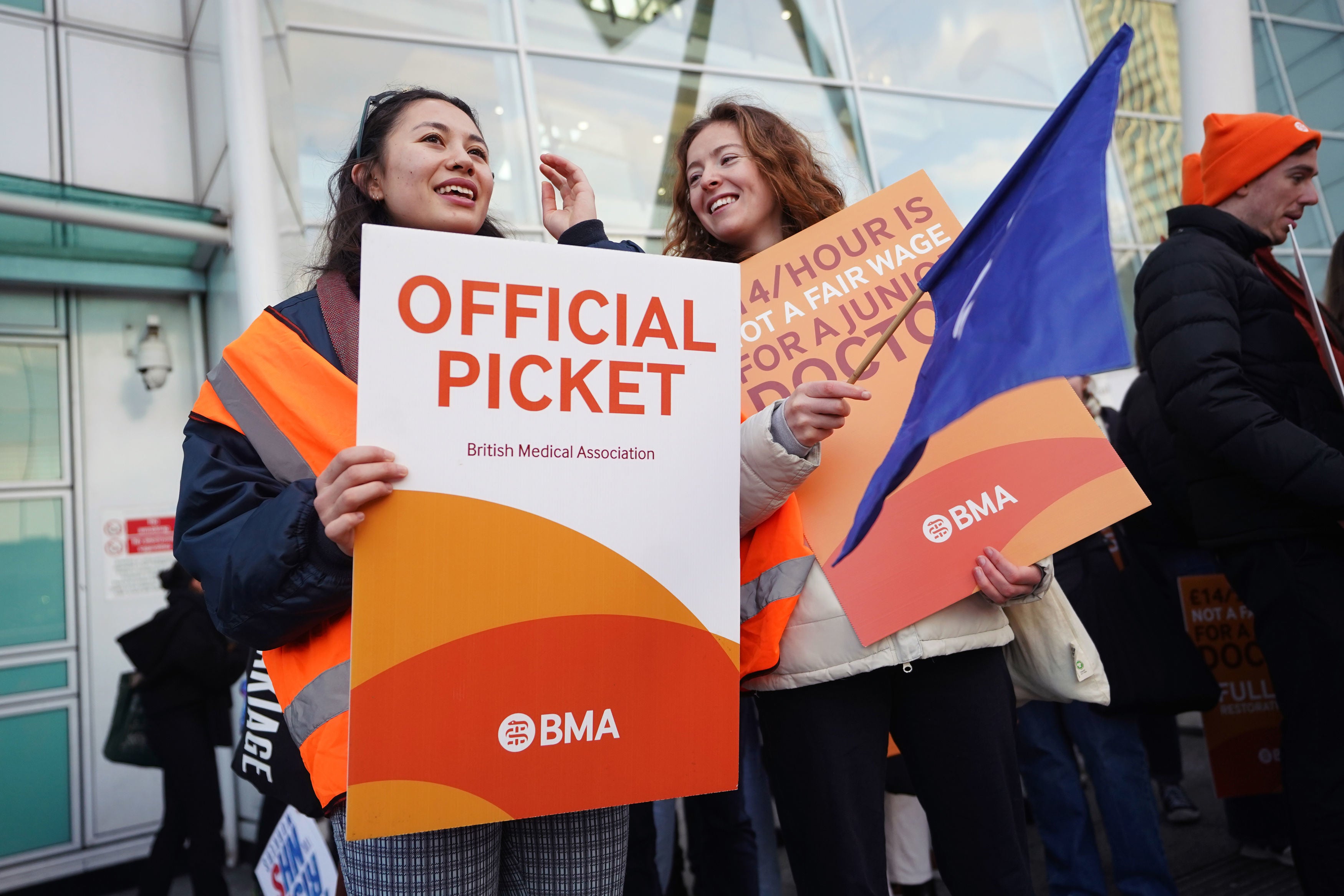 Junior doctors walked out days before Christmas