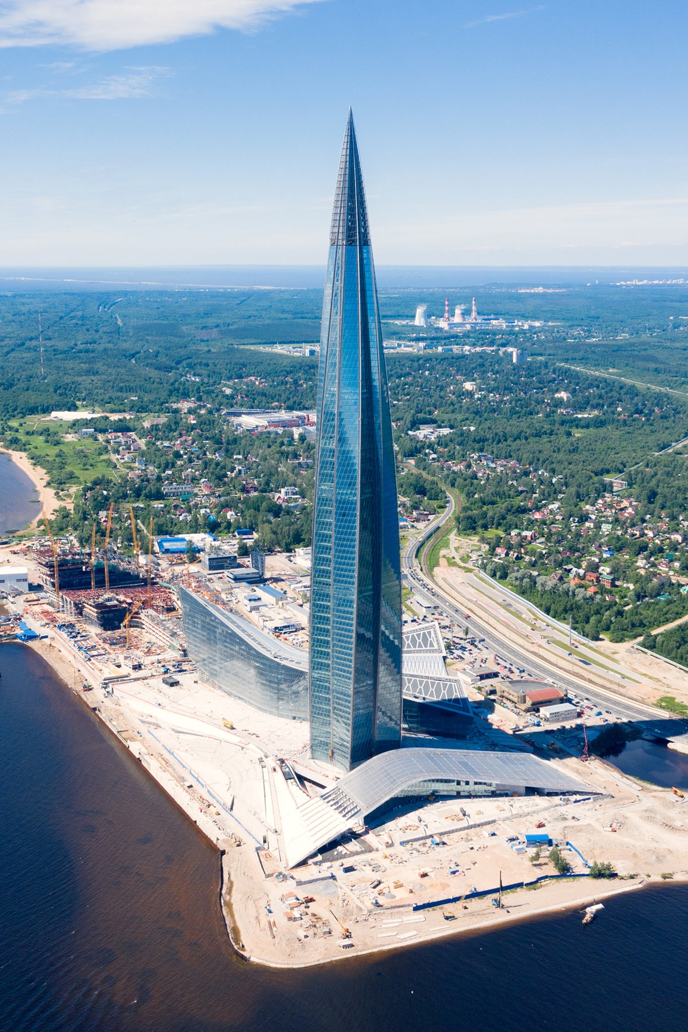 The tallest building in Europe – Lakhta Center in St Petersburg, Russia – gives residents a birds-eye view across the Gulf of Finland